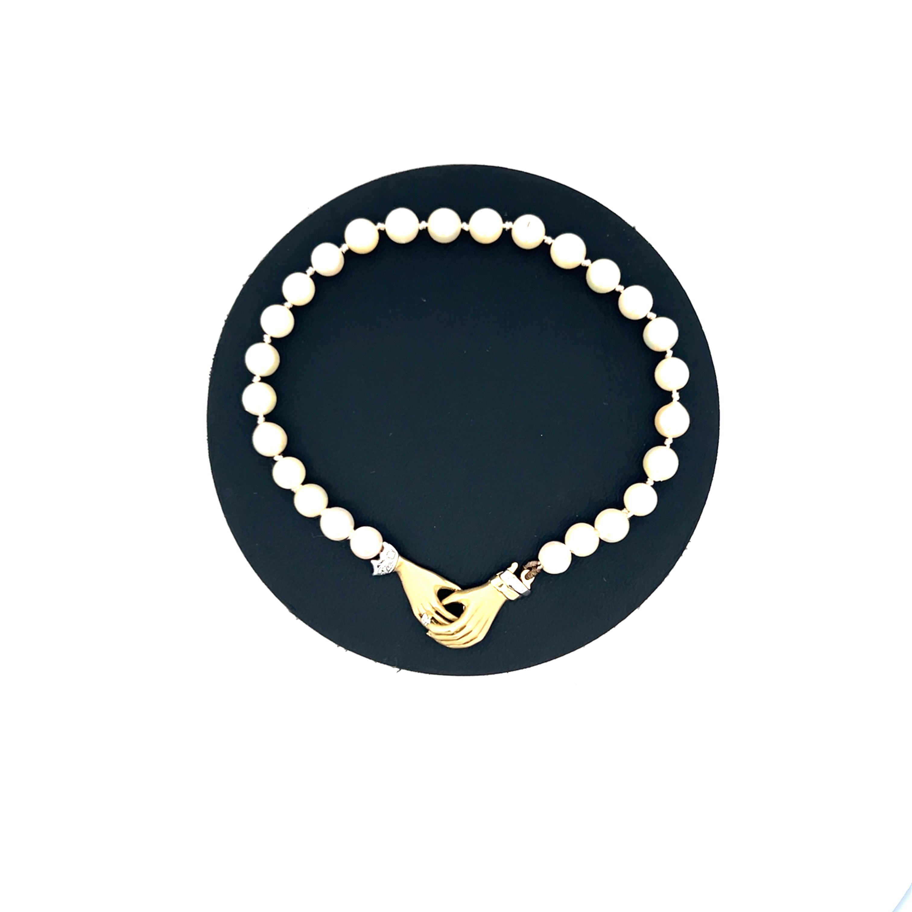 Perlenarmband 585 / 14 kt