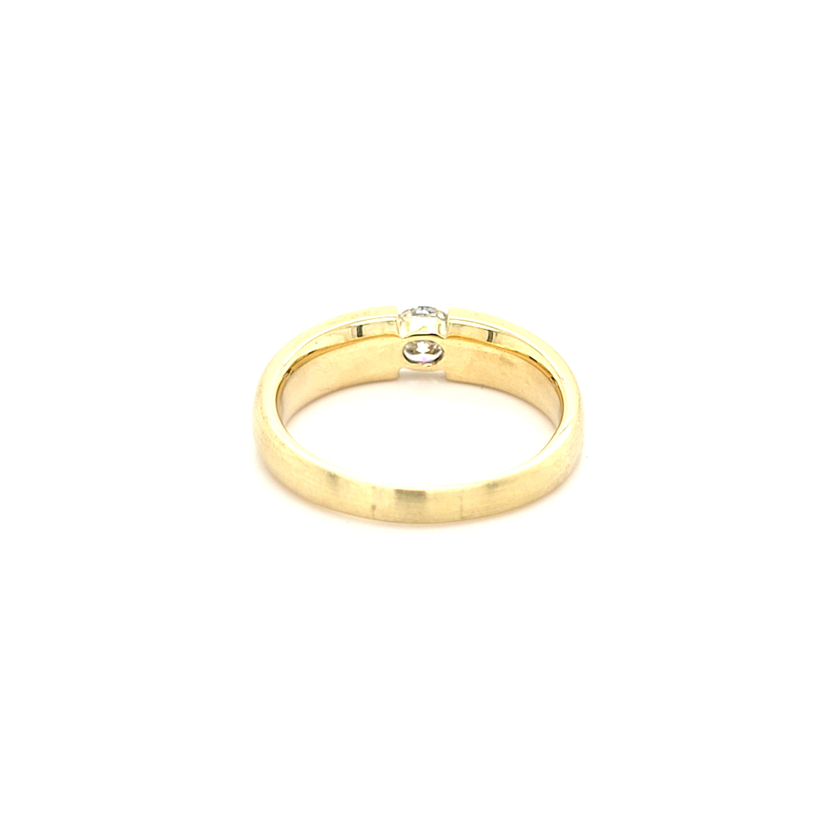 Ring Solitär Gold 585 14 kt Brillant 0,5 ct Damen