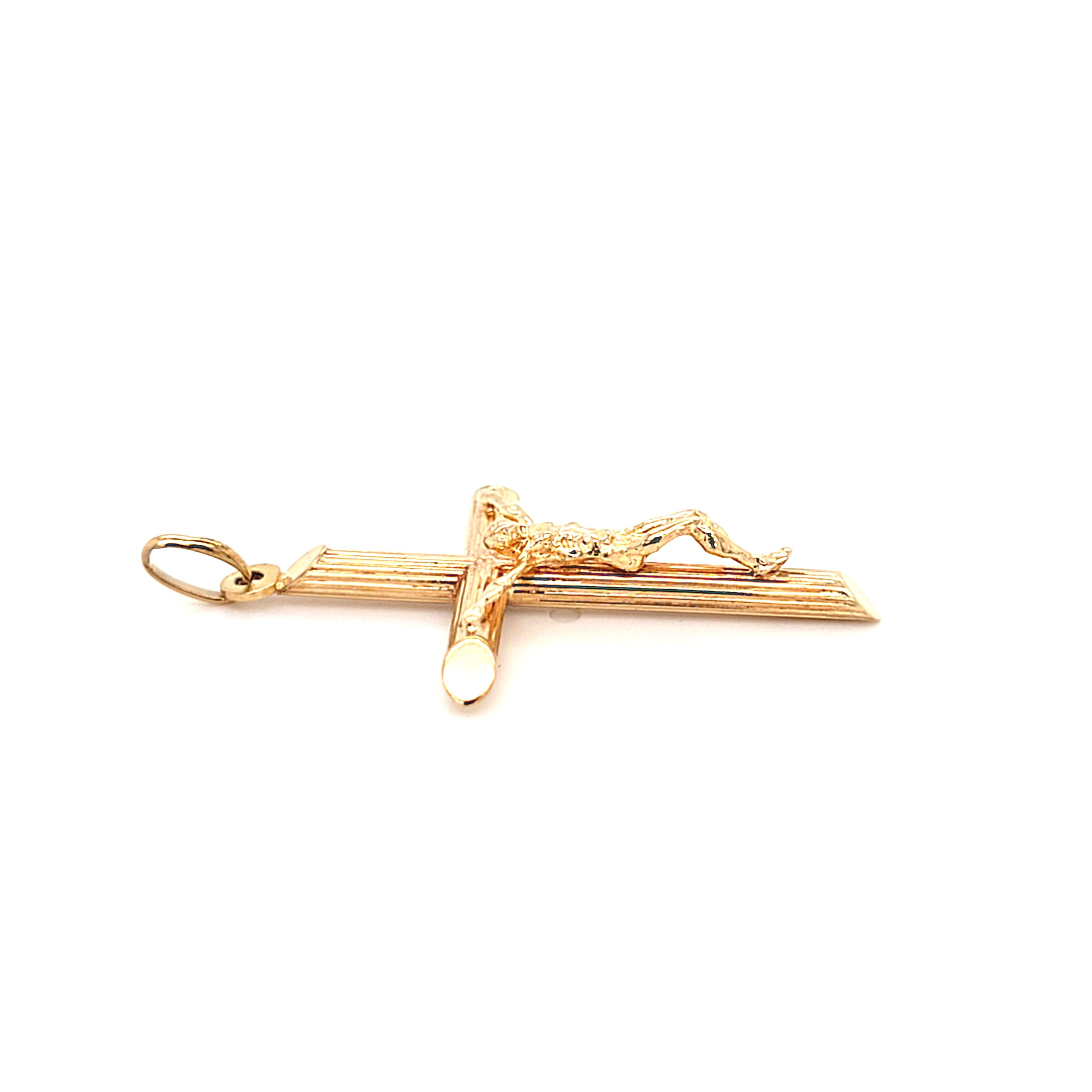 Anhänger Gold 375 9 kt Kreuz Schmuck Unisex