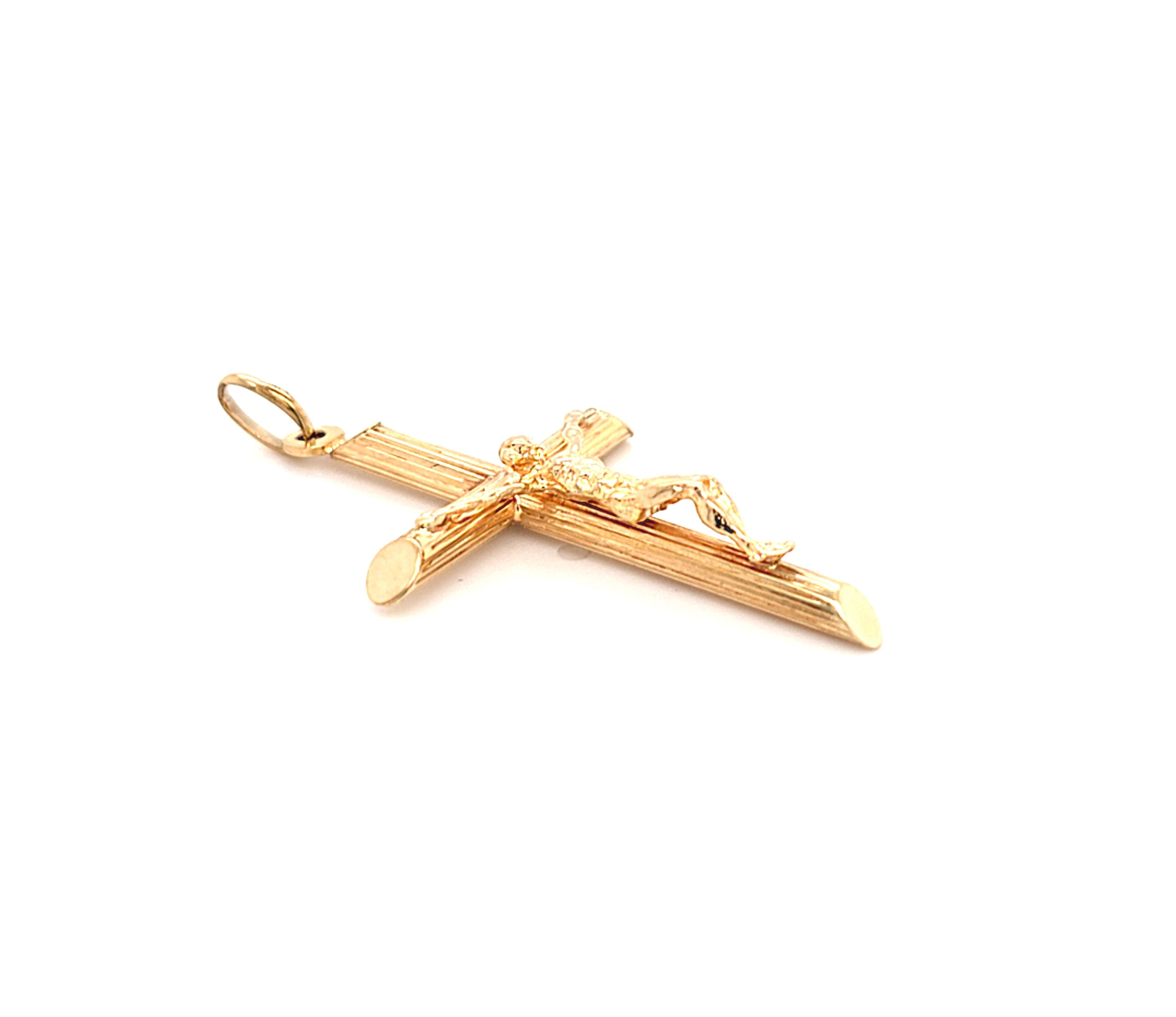 Anhänger Gold 375 9 kt Kreuz Schmuck Unisex