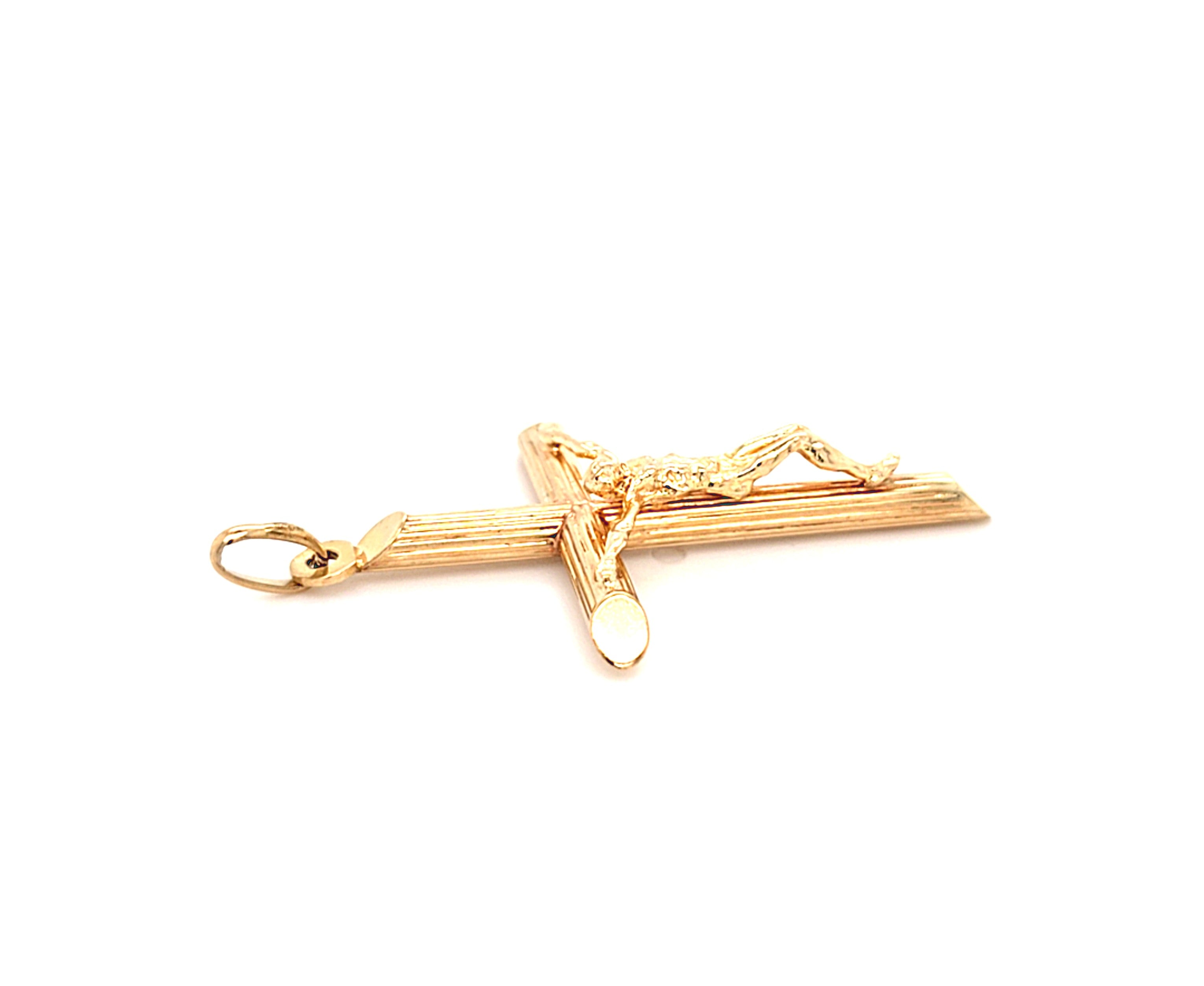 Anhänger Gold 375 9 kt Kreuz Schmuck Unisex
