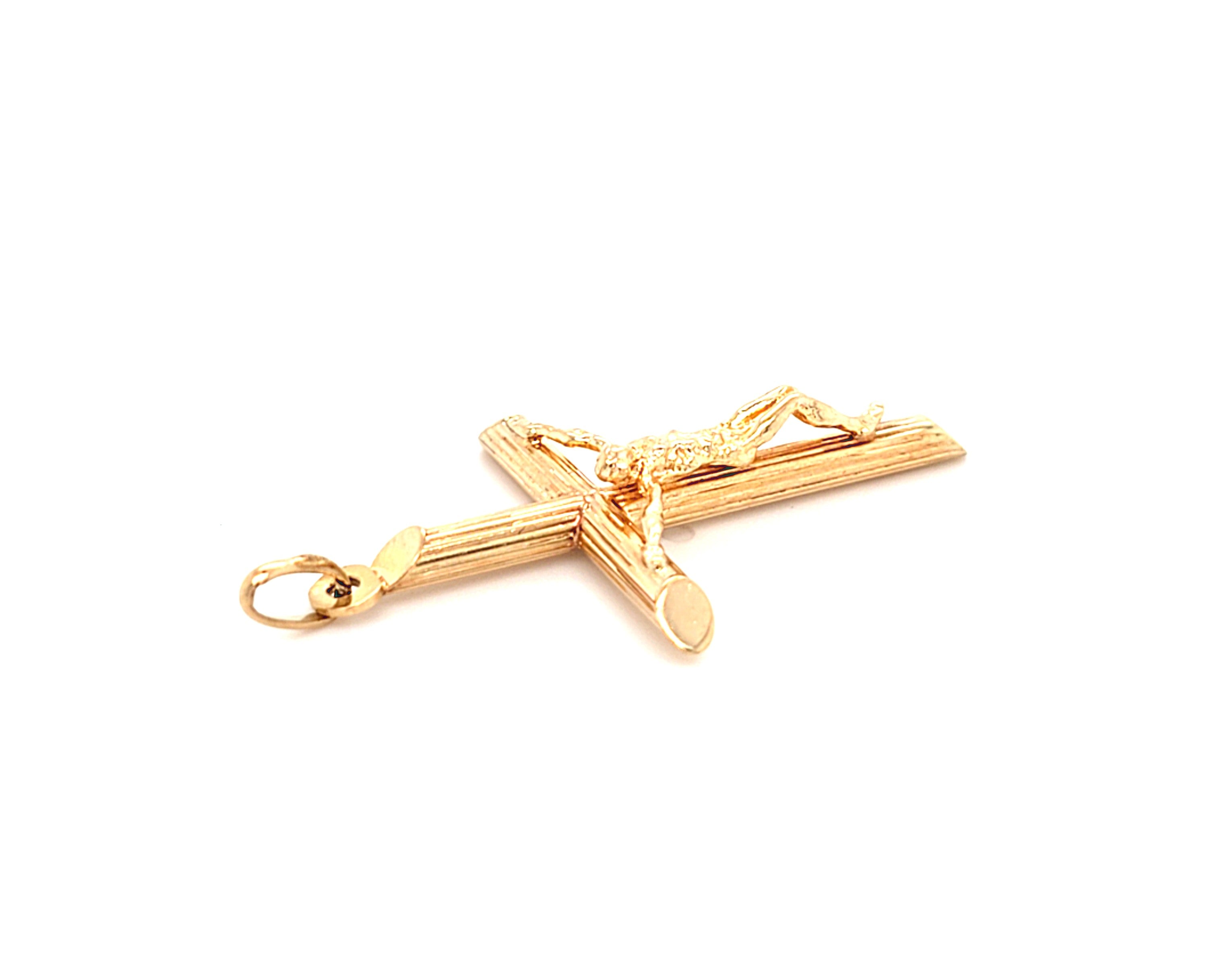 Anhänger Gold 375 9 kt Kreuz Schmuck Unisex