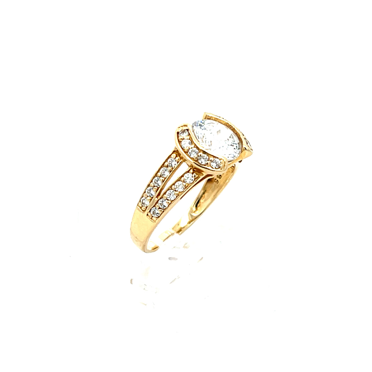Damenring Gelbgold 585 / 14 kt