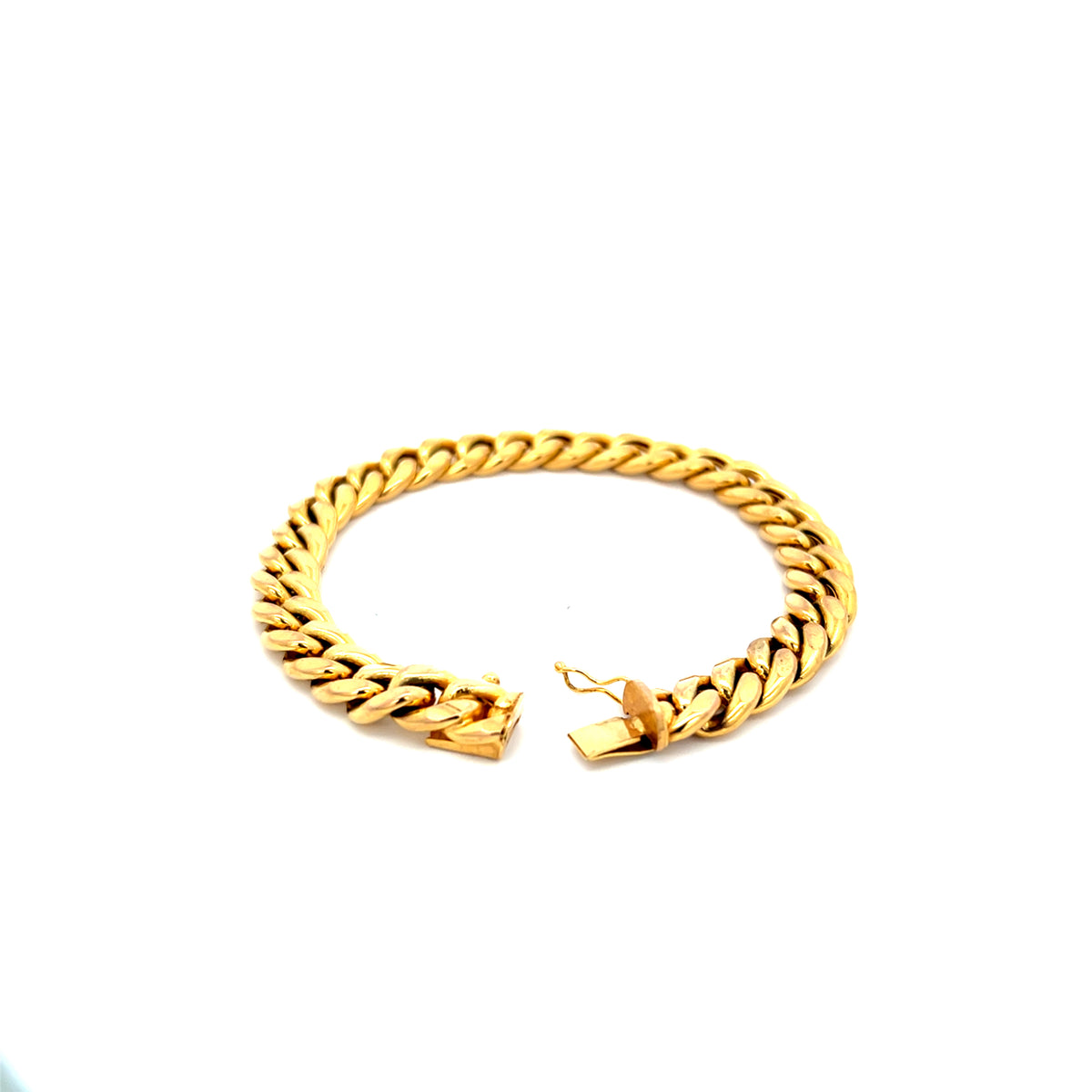 Panzerkettenarmband Gelbgold 333 / 8 kt