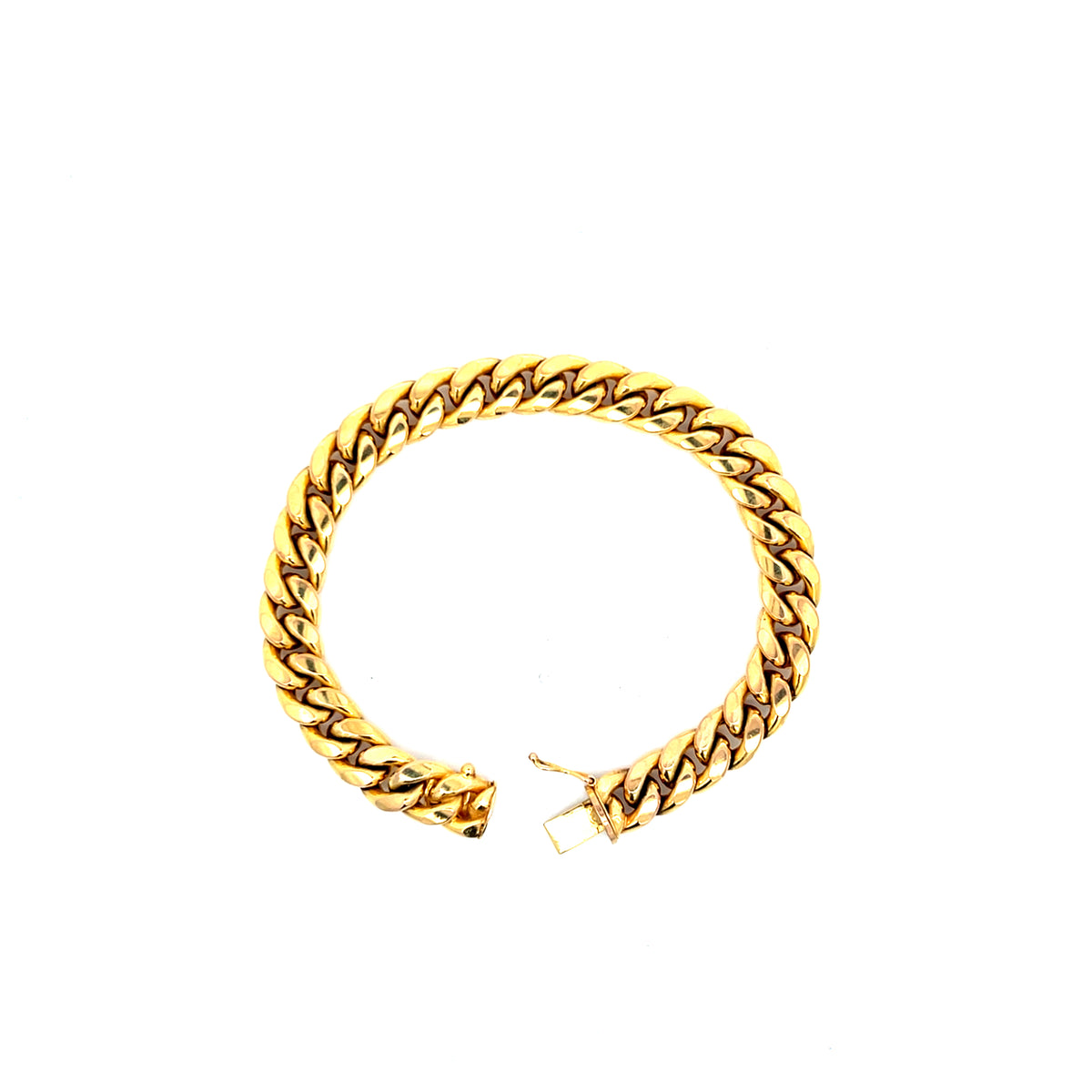 Panzerkettenarmband Gelbgold 333 / 8 kt