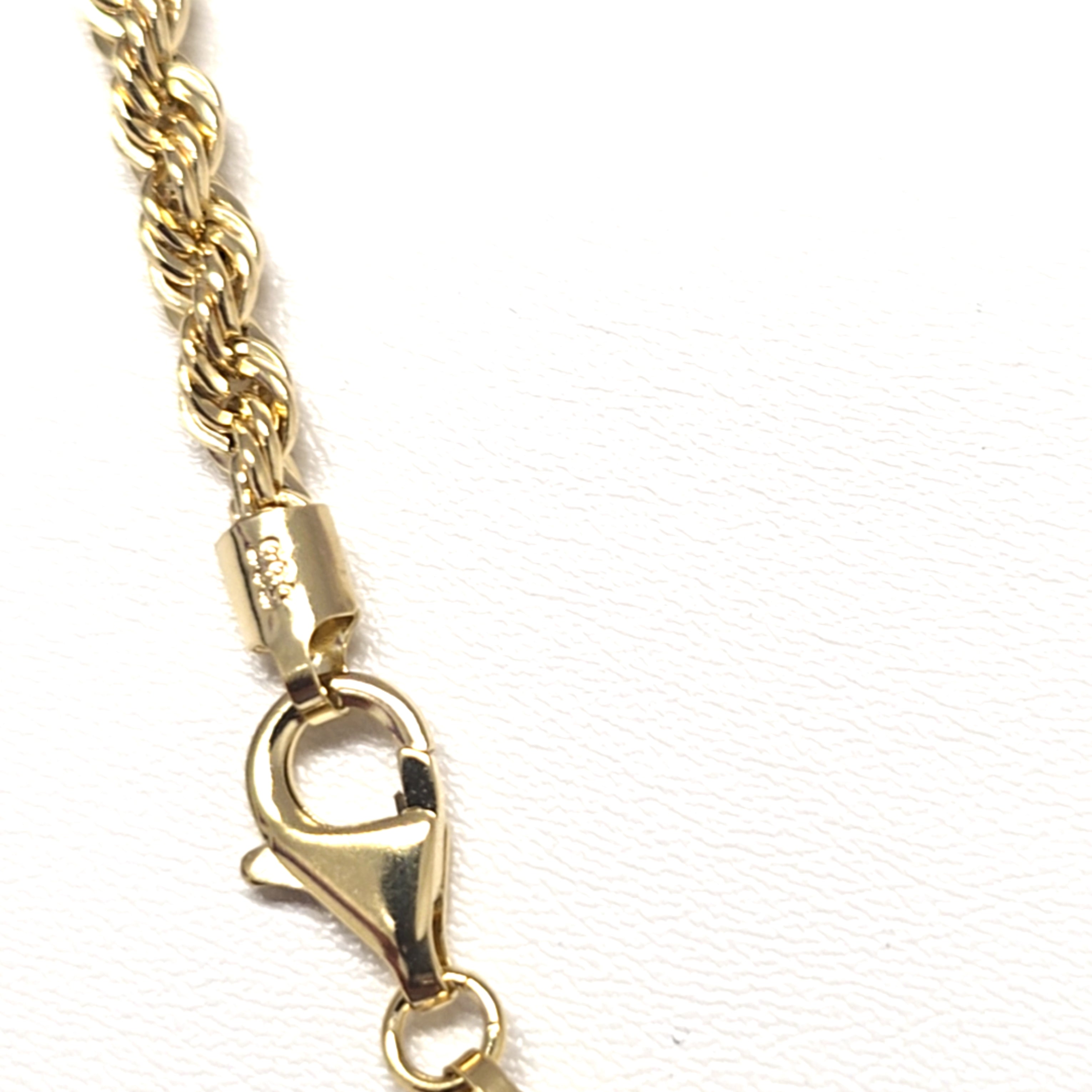 Drehkordelkette Gelbgold 585 14 kt Unisex Länge 54 cm Schmuck