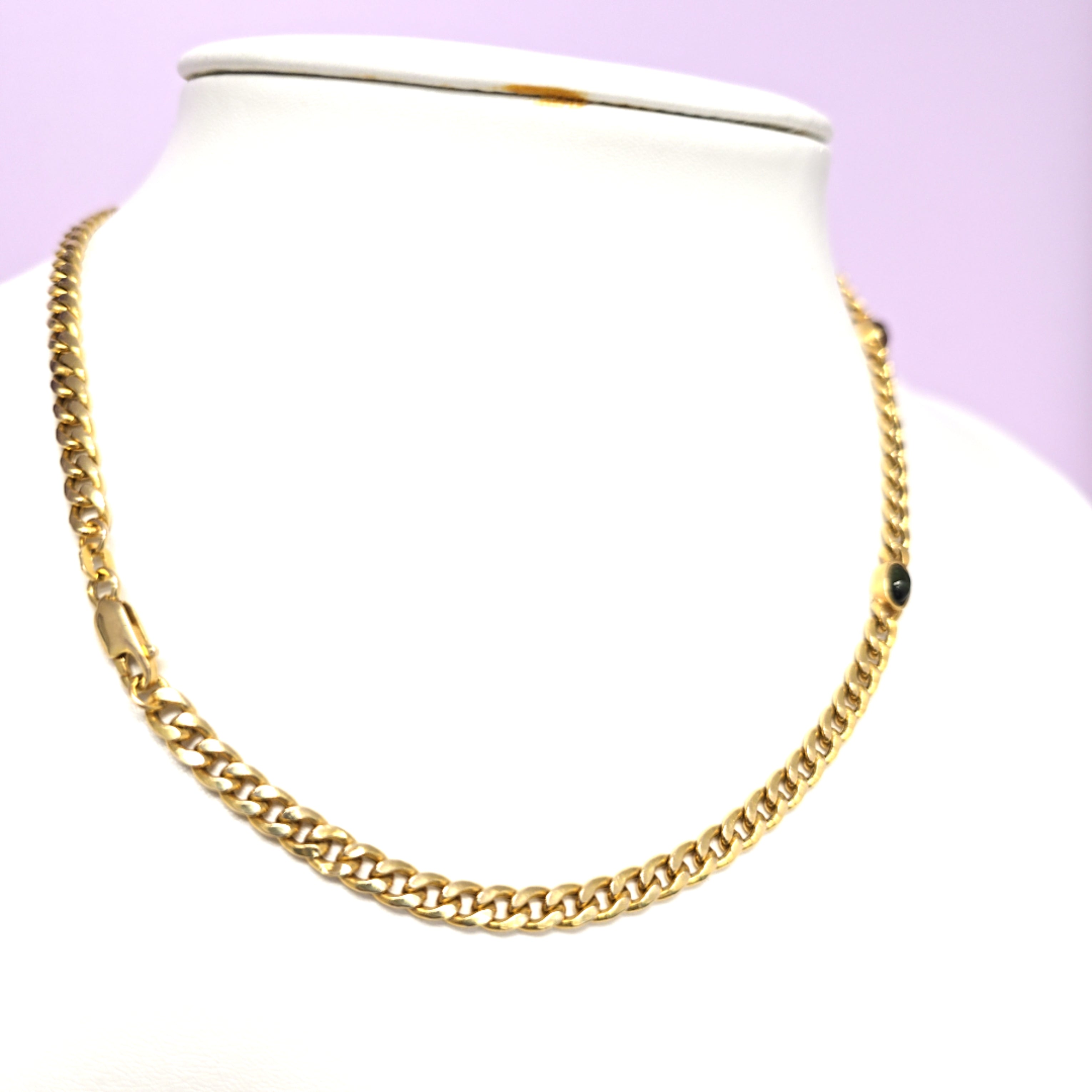 Kette Collier Gelb Gold 585 Schmucksteine Damen Geschenk