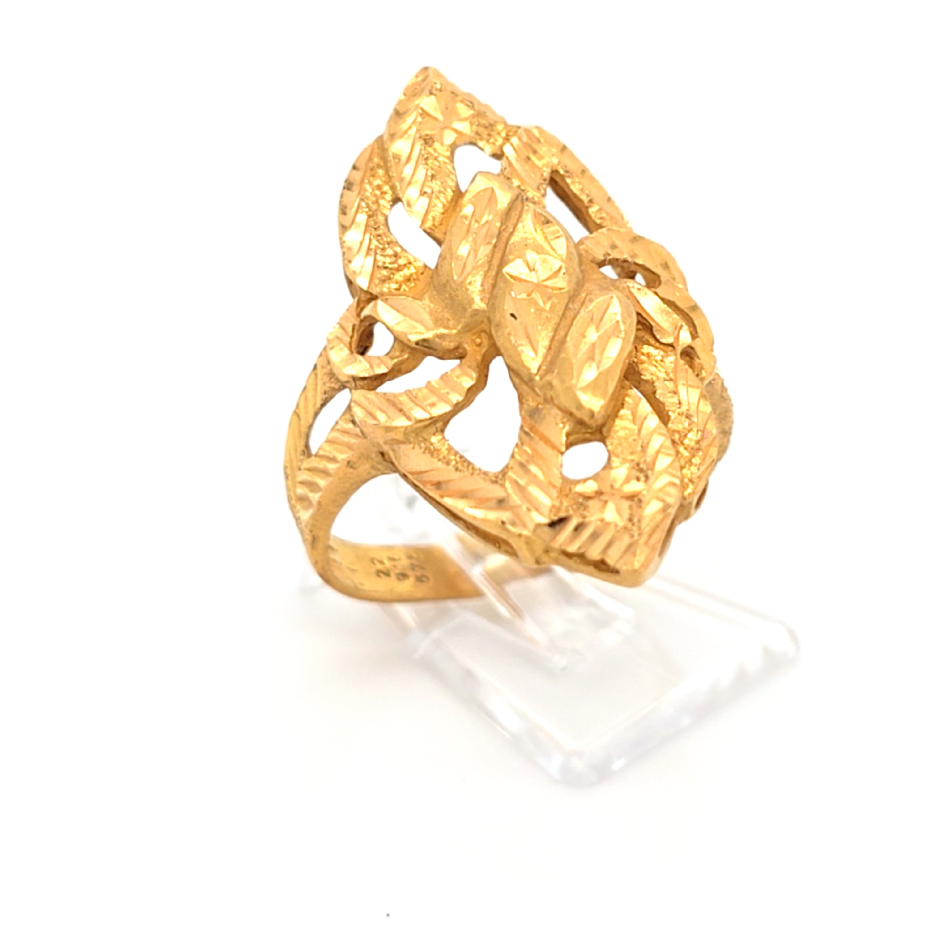 Damen Ring Gelbgold 916 22 kt Schmuck 210972
