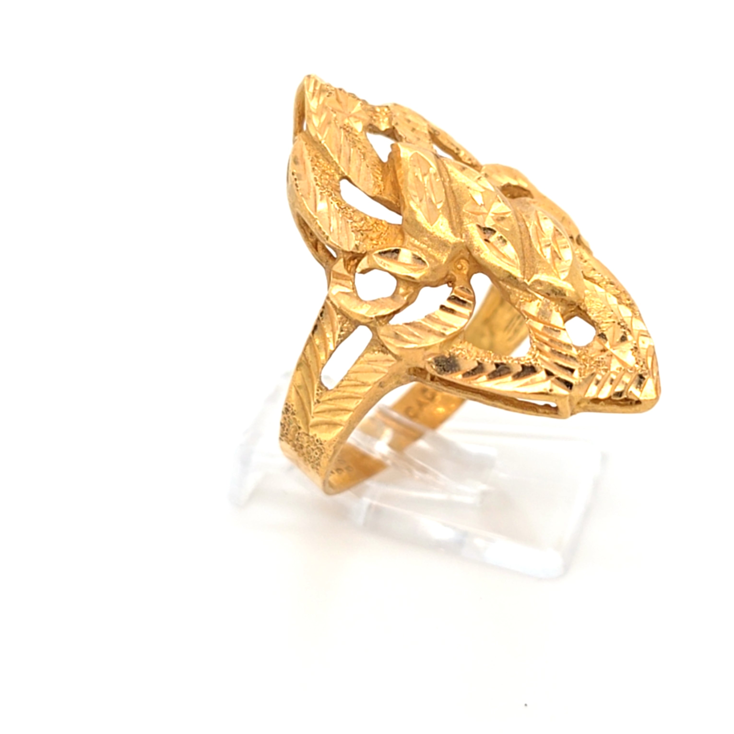 Damen Ring Gelbgold 916 22 kt Schmuck 210972