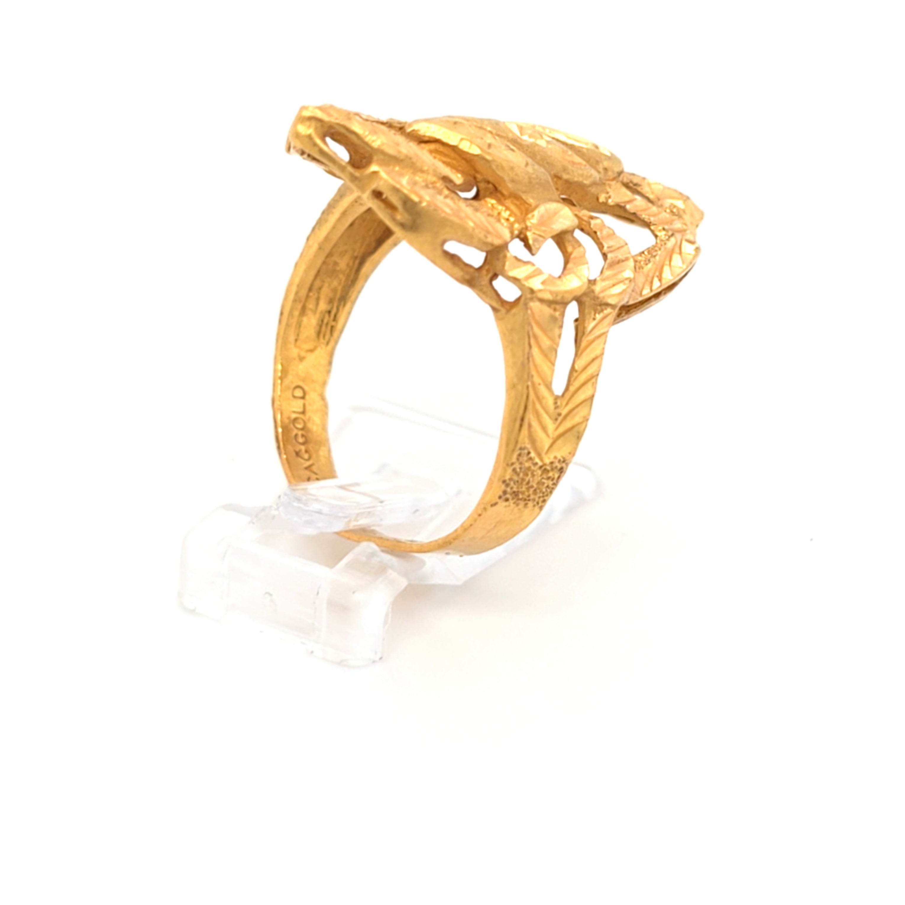 Damen Ring Gelbgold 916 22 kt Schmuck 210972