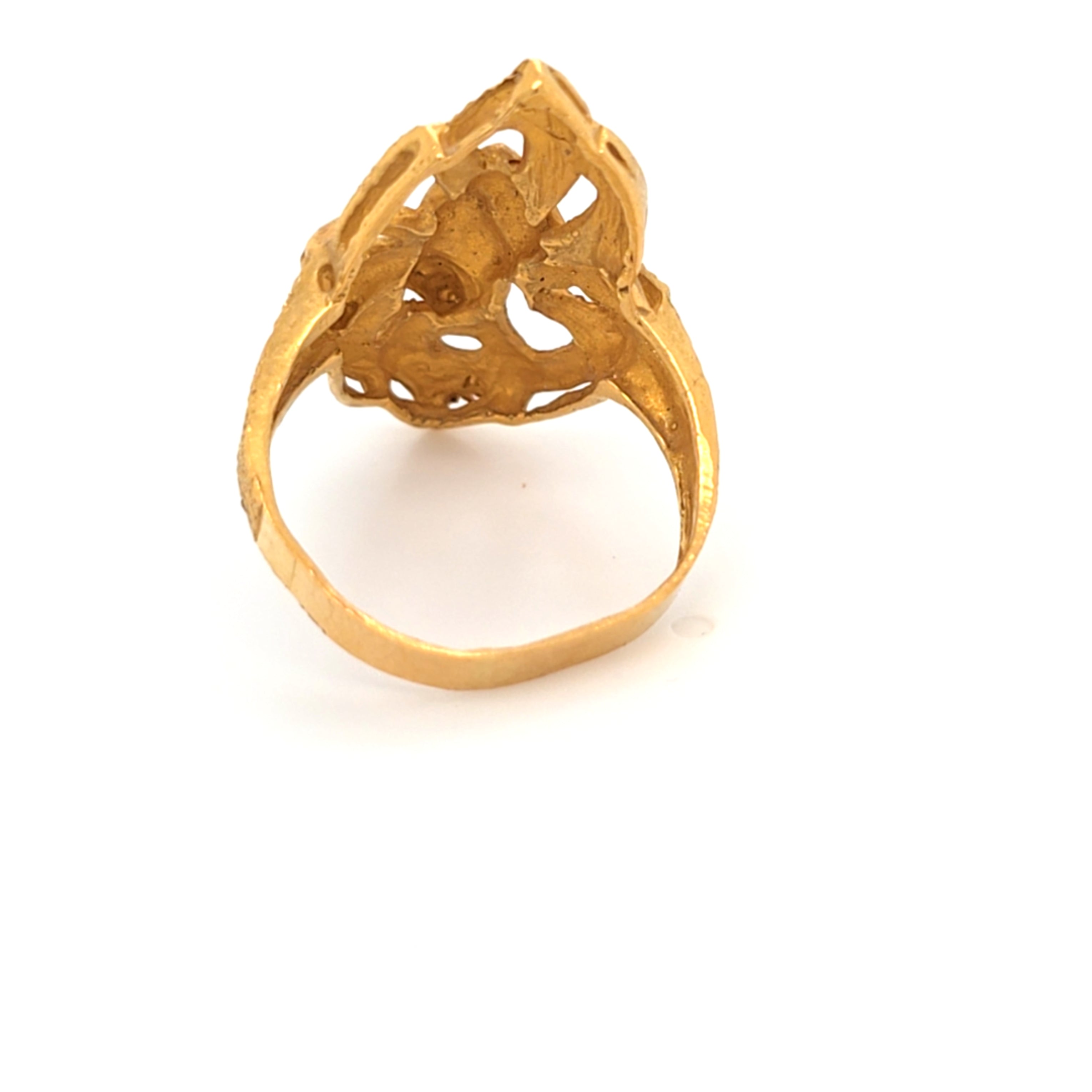 Damen Ring Gelbgold 916 22 kt Schmuck 210972