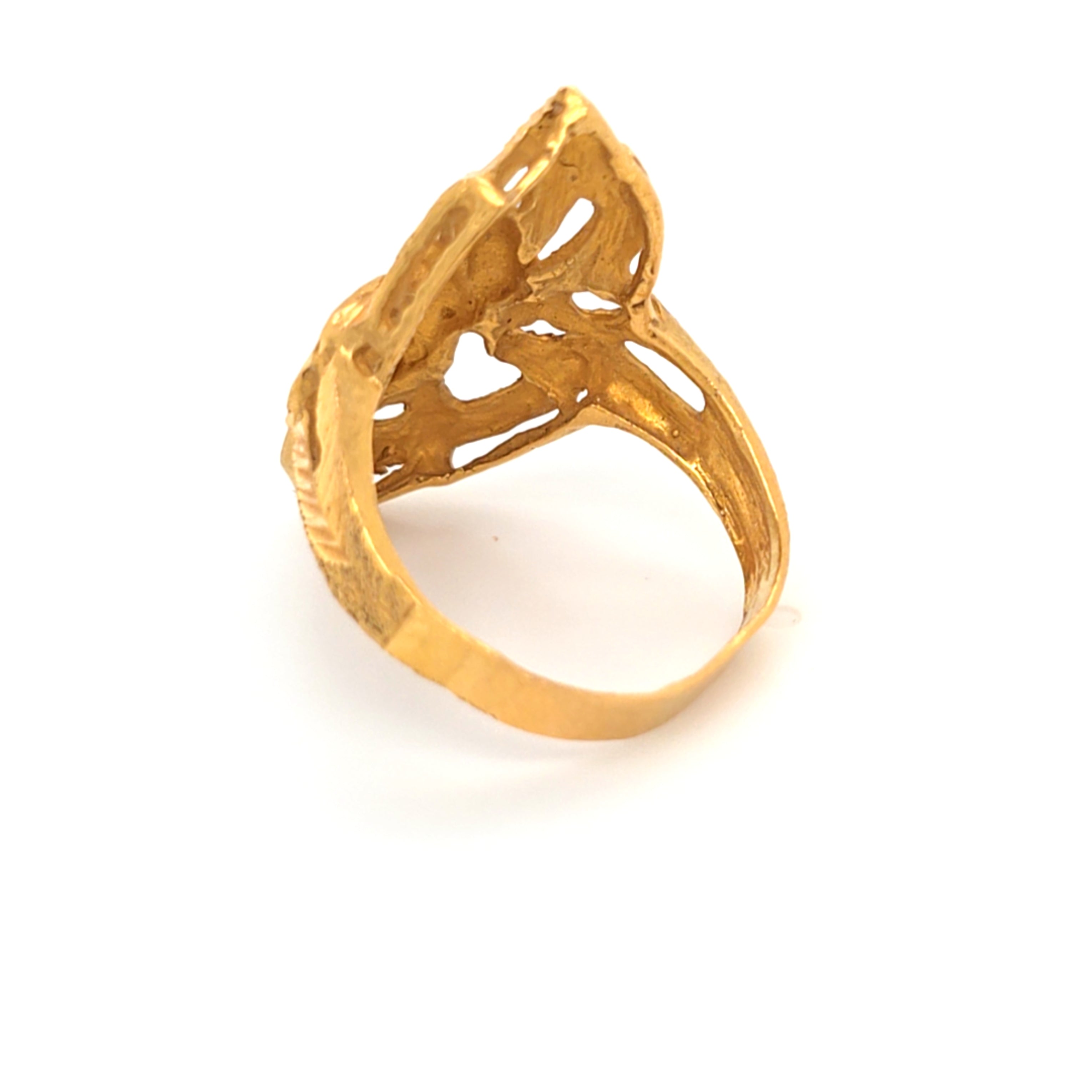 Damen Ring Gelbgold 916 22 kt Schmuck 210972