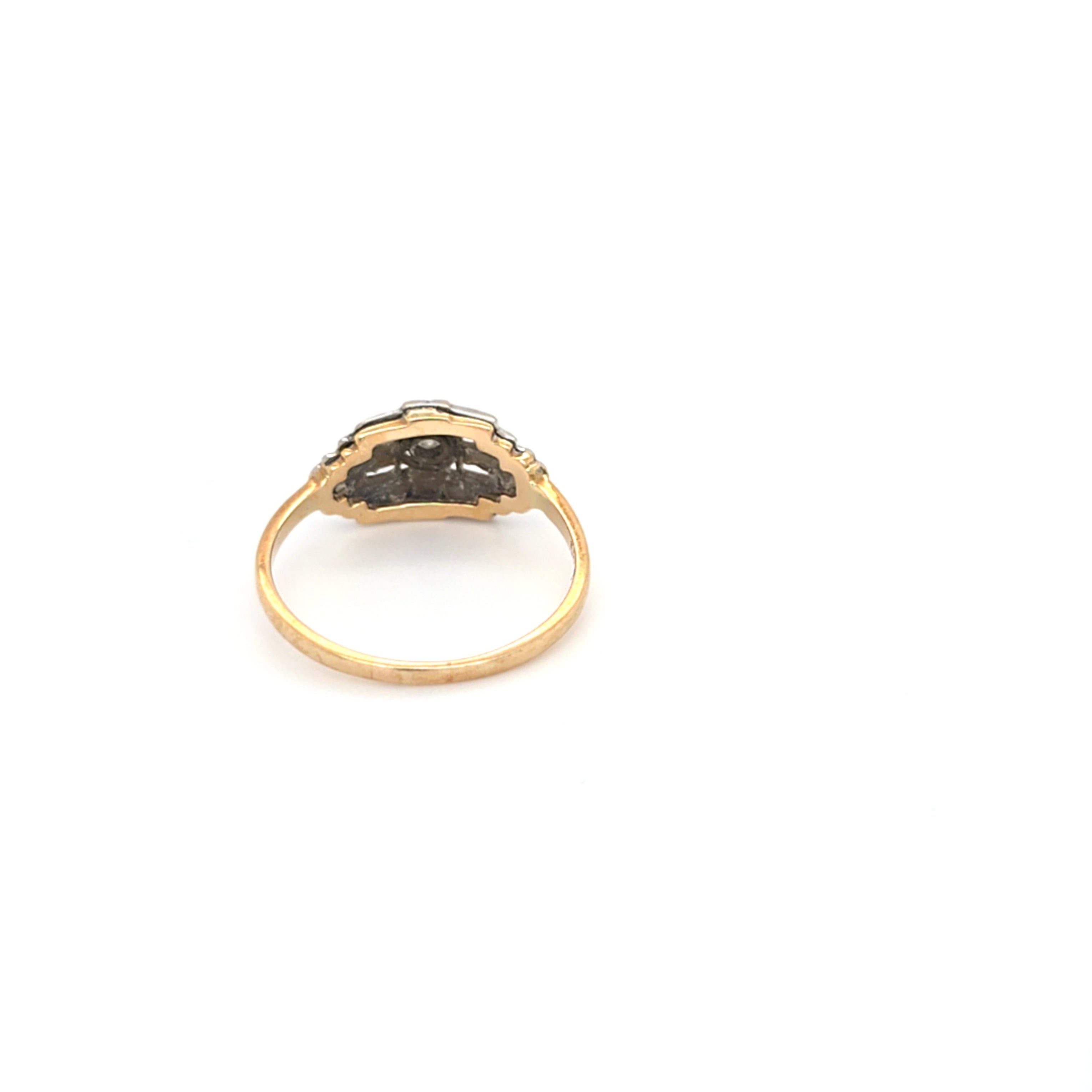 Damen Ring Gelbgold Weißgold 585 14 kt Brillant *53* Schmuck 207765