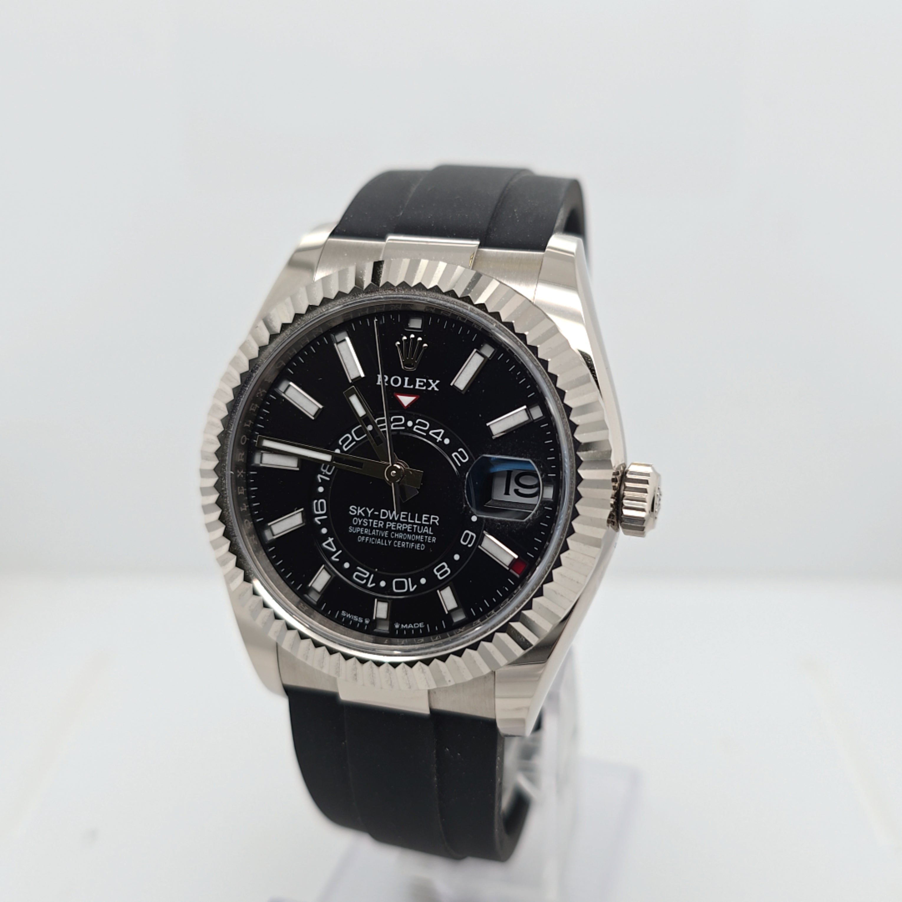Rolex Sky Dweller Weiß Gold 42 mm Ref. 336239 Full-Set BJ. 03/2