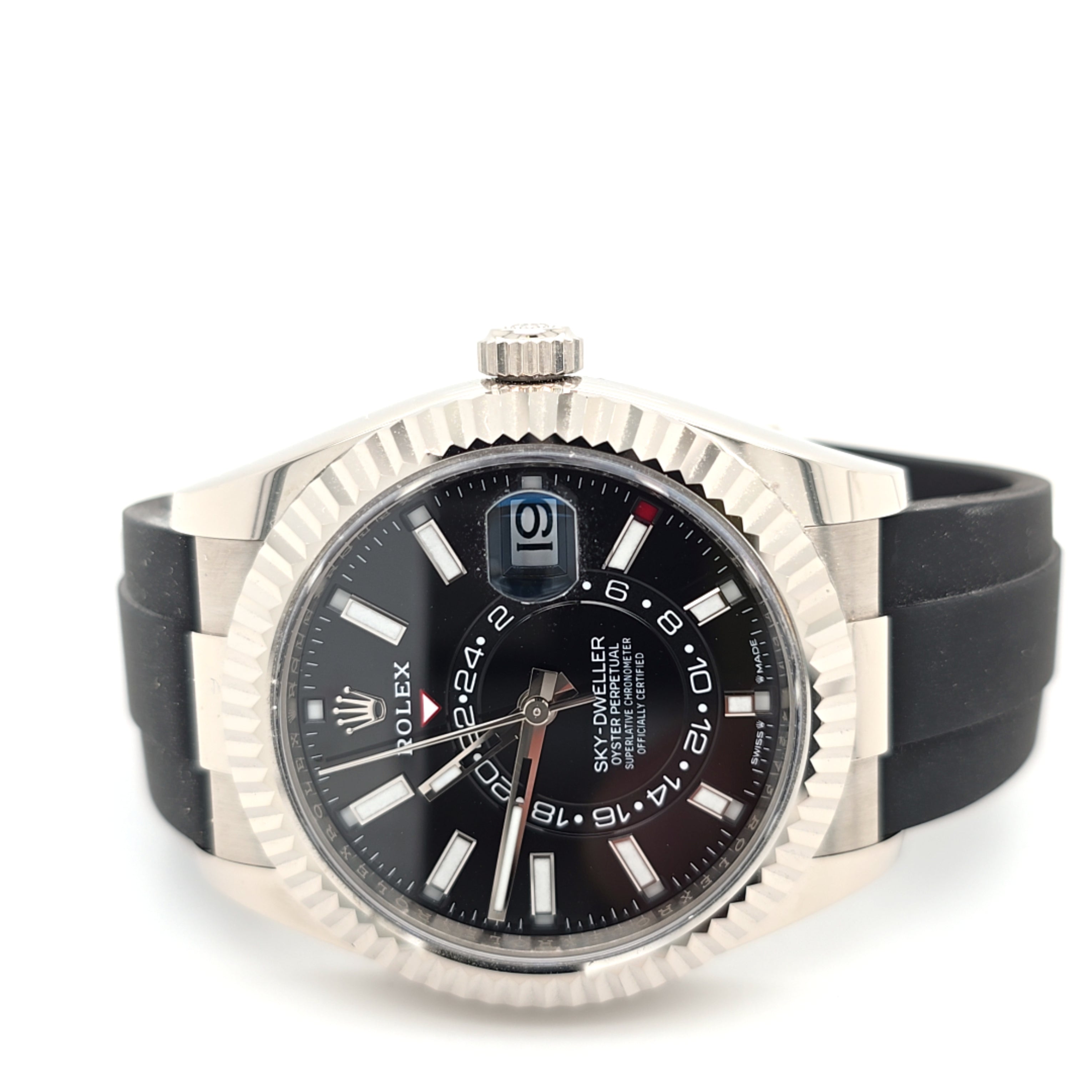 Rolex Sky Dweller Weiß Gold 42 mm Ref. 336239 Full-Set BJ. 03/2