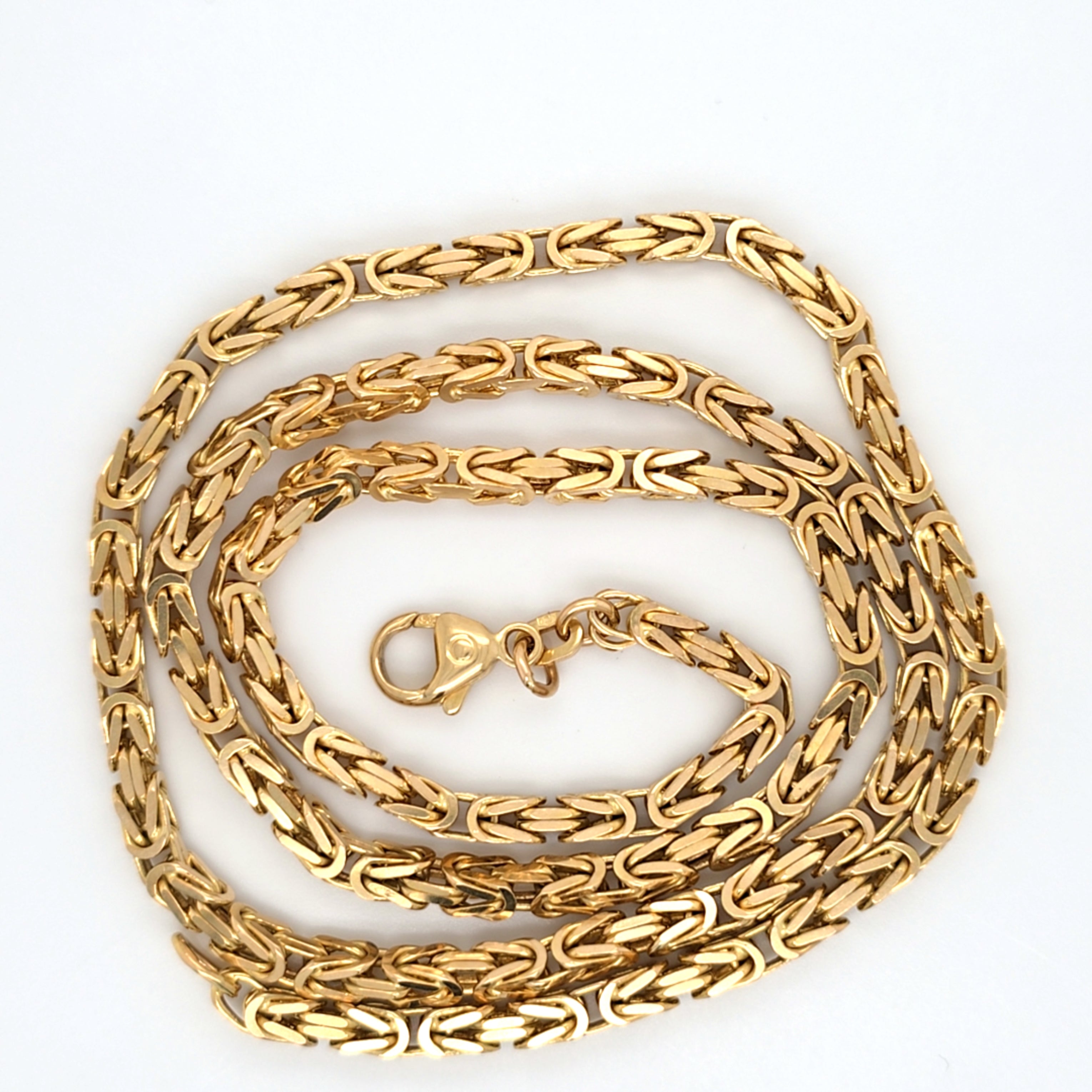 Königs Kette Gelb Gold 585 Unisex Schmuck Geschenk
