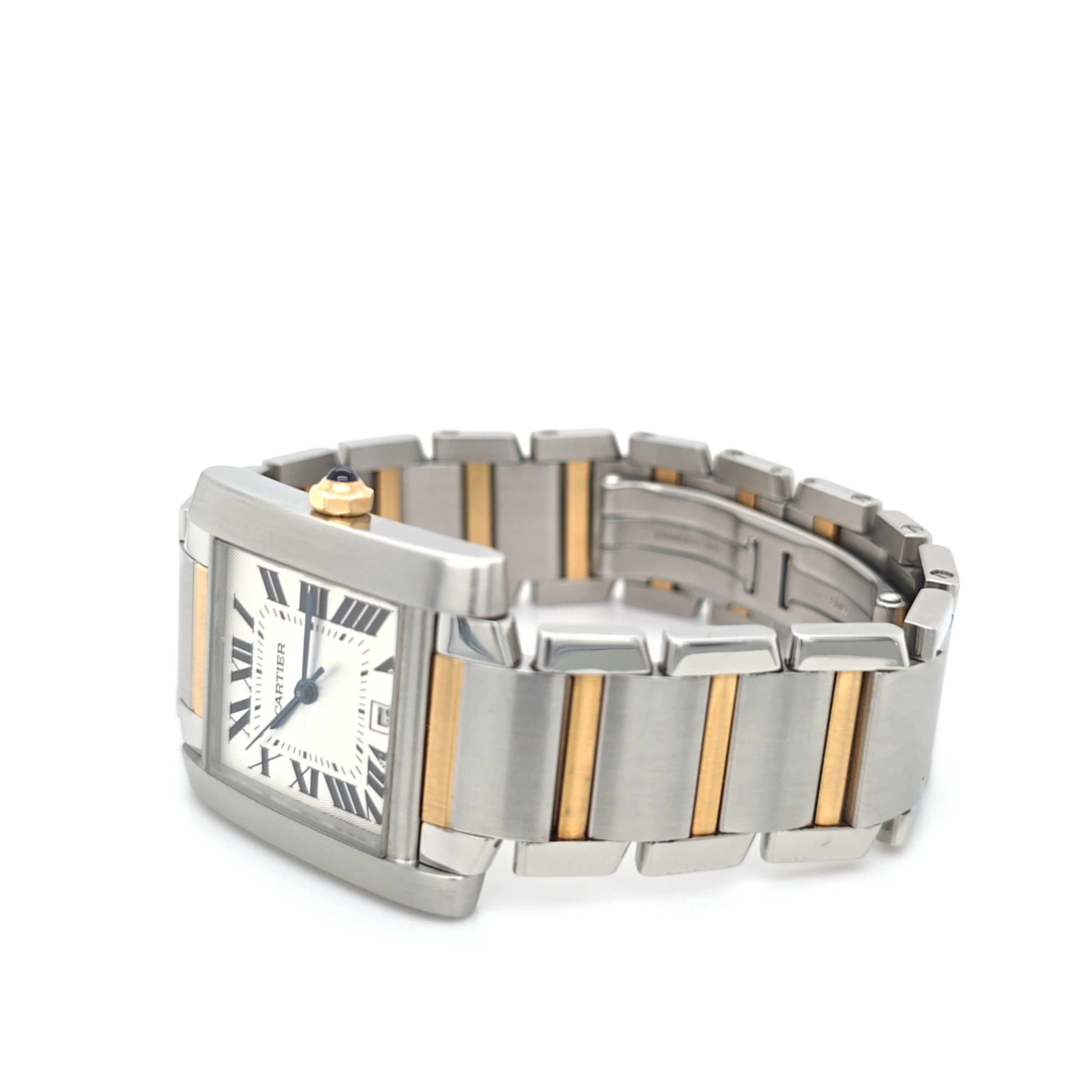 Cartier Tank Francaise Stahl/ Gold Unisex 28 mm Ref.: 2302