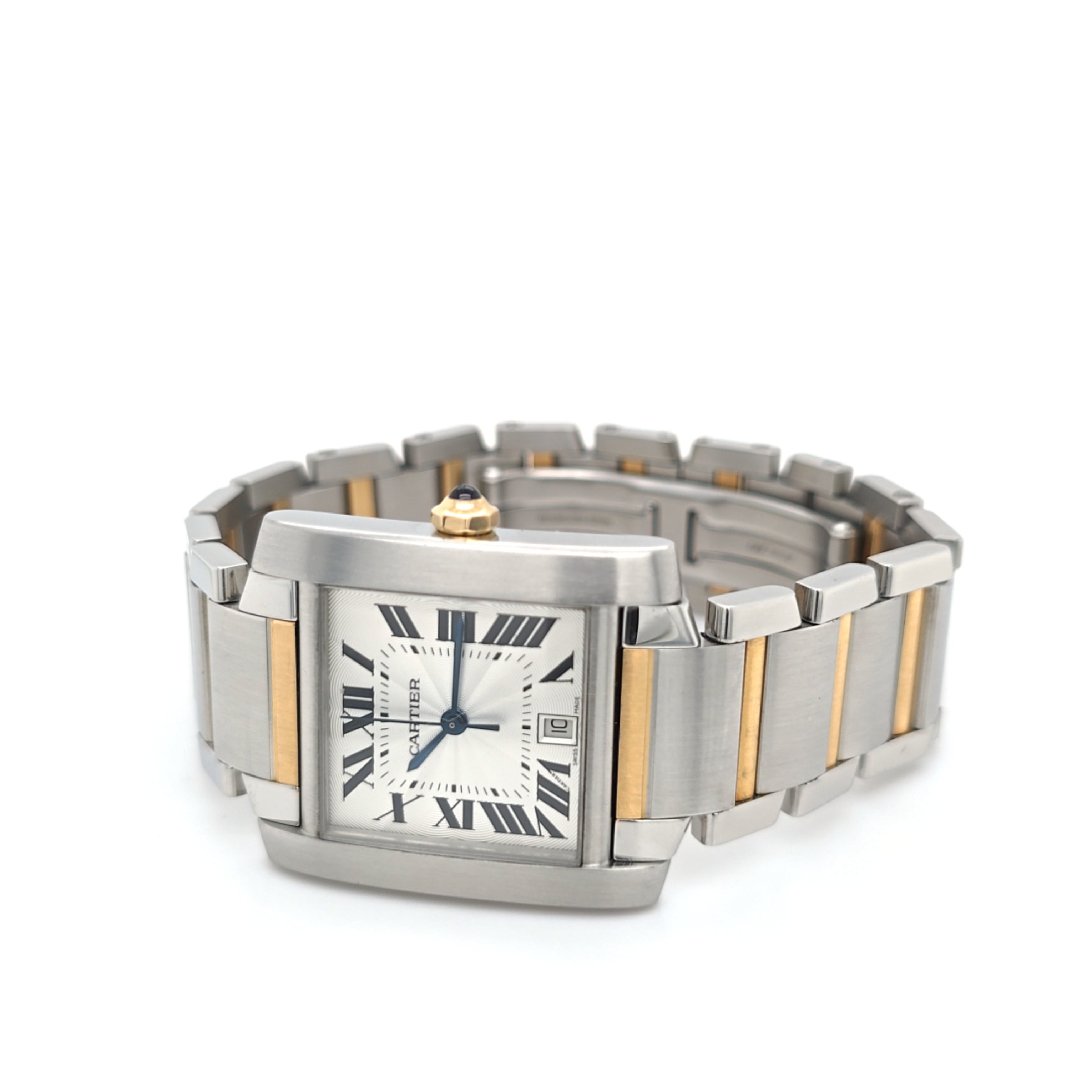Cartier Tank Francaise Stahl/ Gold Unisex 28 mm Ref.: 2302