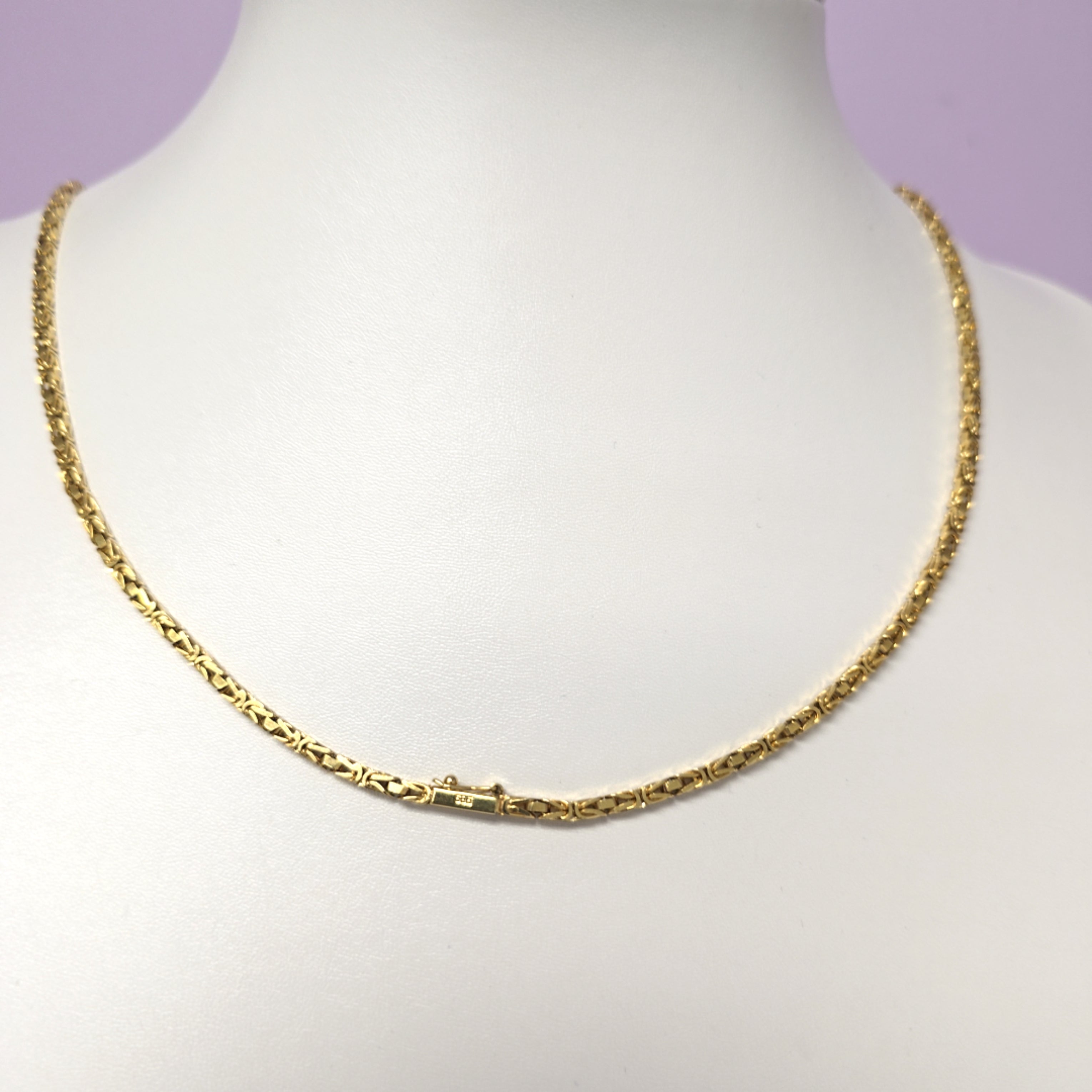 Königs Kette Gelb Gold 585 Unisex Schmuck Geschenk