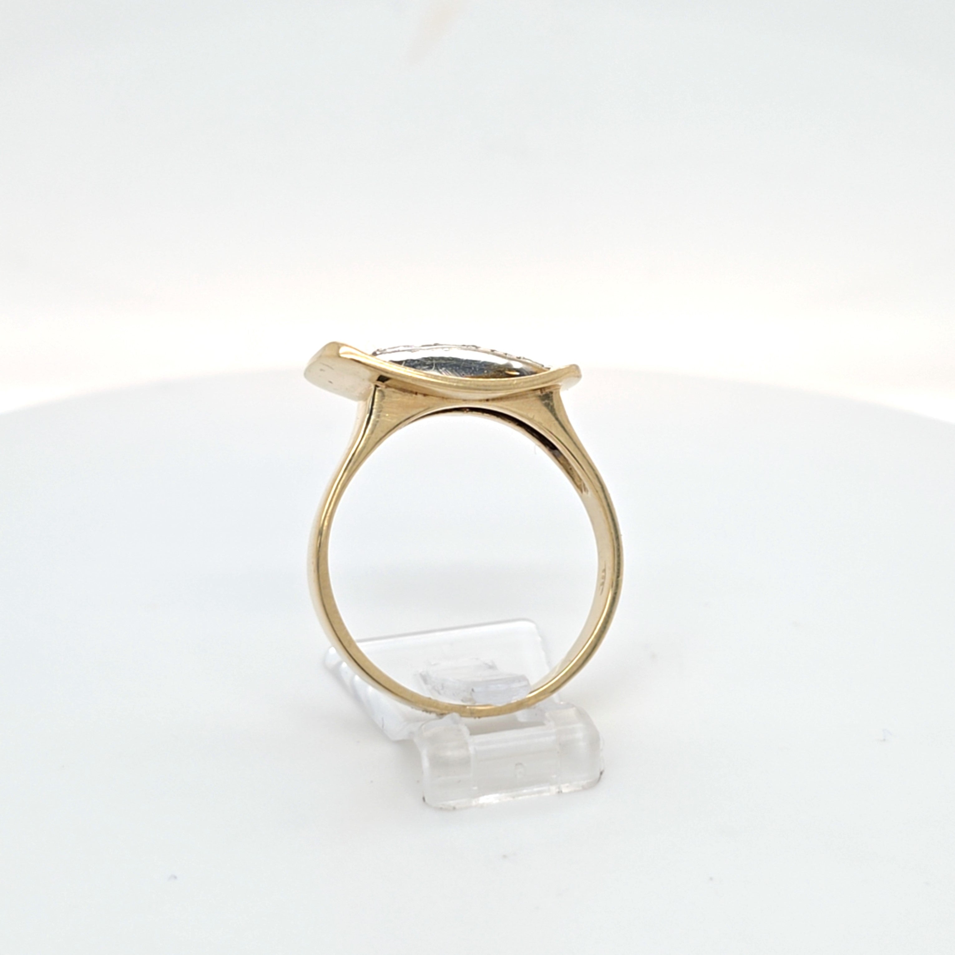 Ring Gelb Weiß Gold 585 Brillanten Damen Schmuck Geschenk