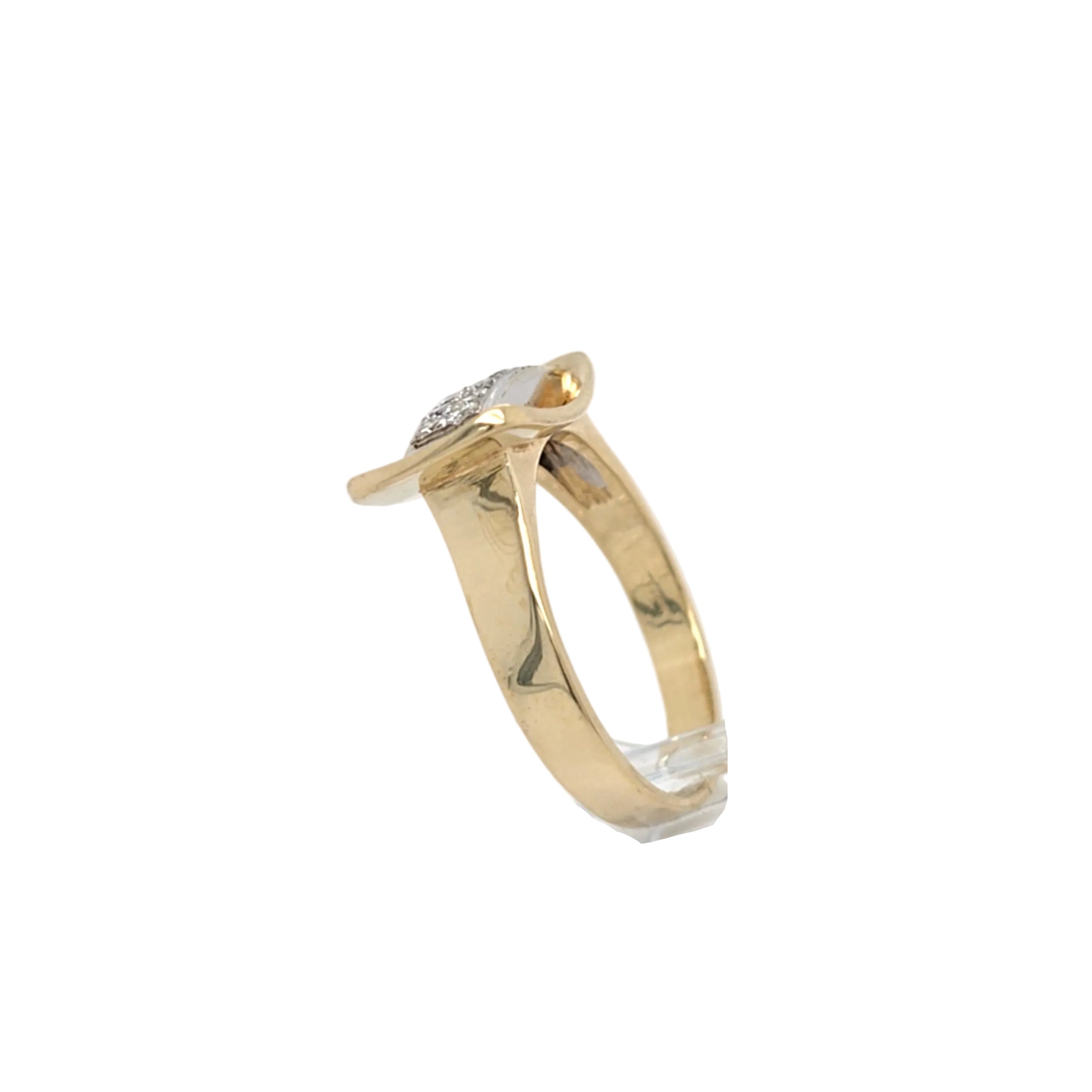 Ring Gelb Weiß Gold 585 Brillanten Damen Schmuck Geschenk