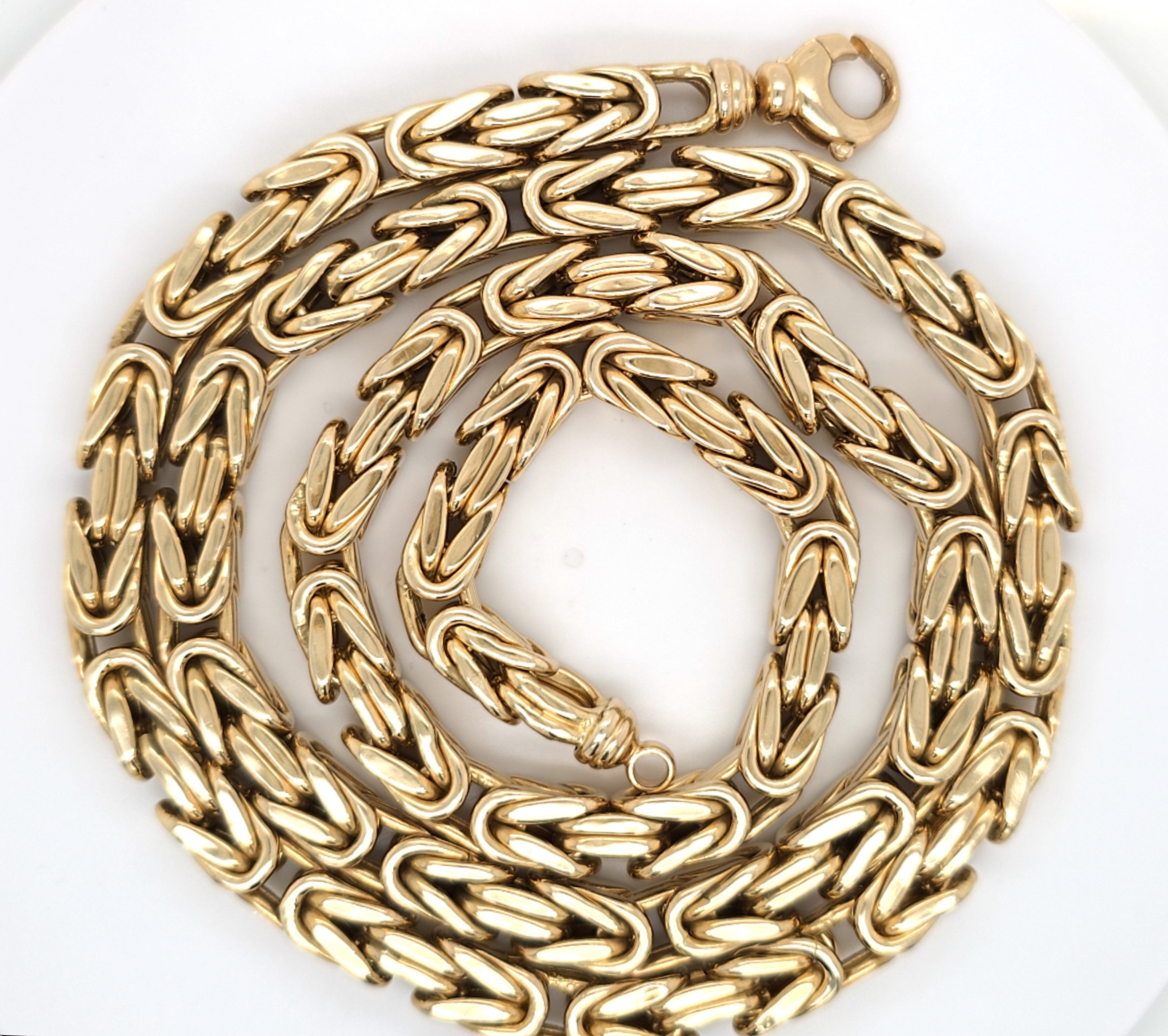 Königs Kette Gelb Gold 585 Unisex Schmuck Wertanlage