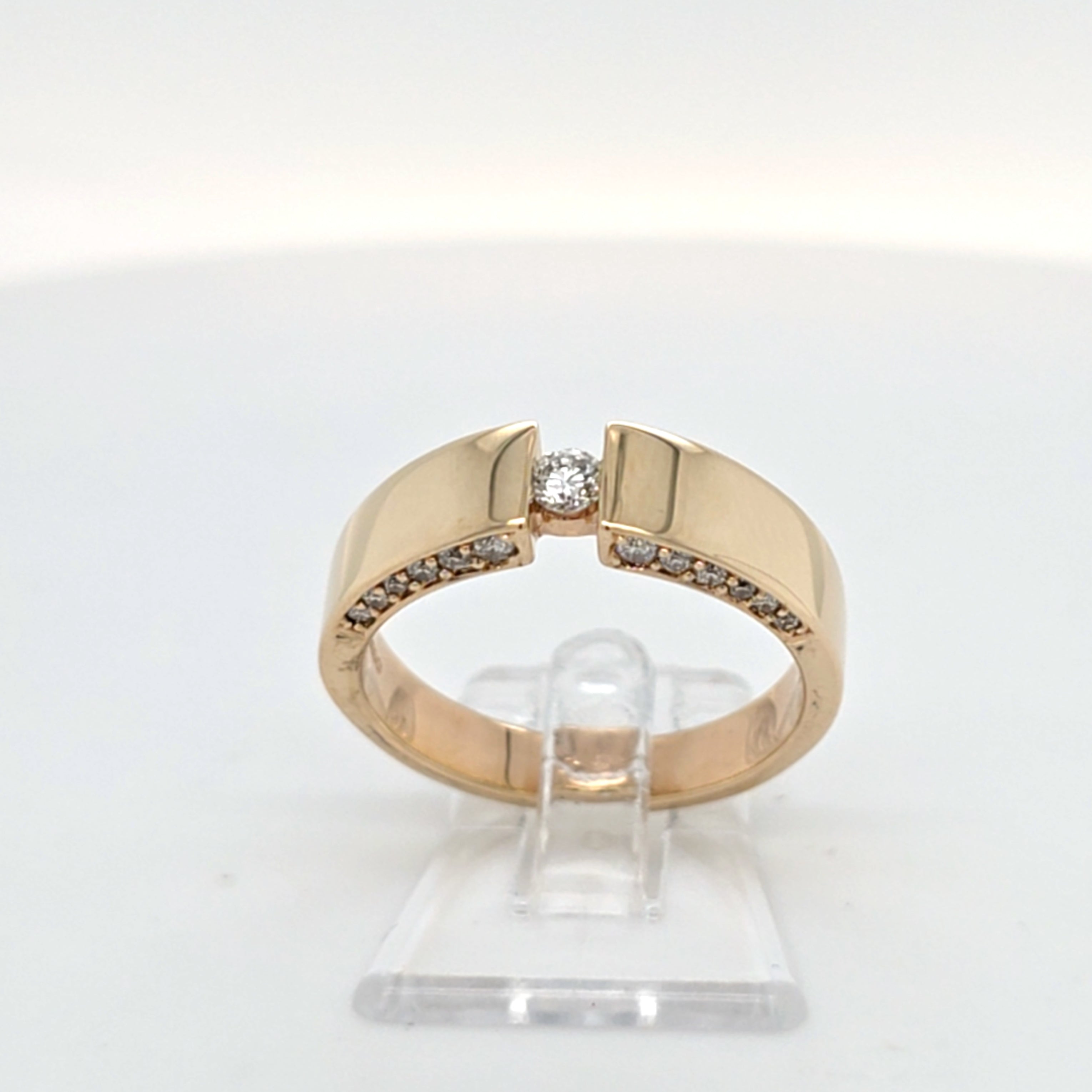 Christ Ring Gelb Gold 333 Brillanten Damen Schmuck