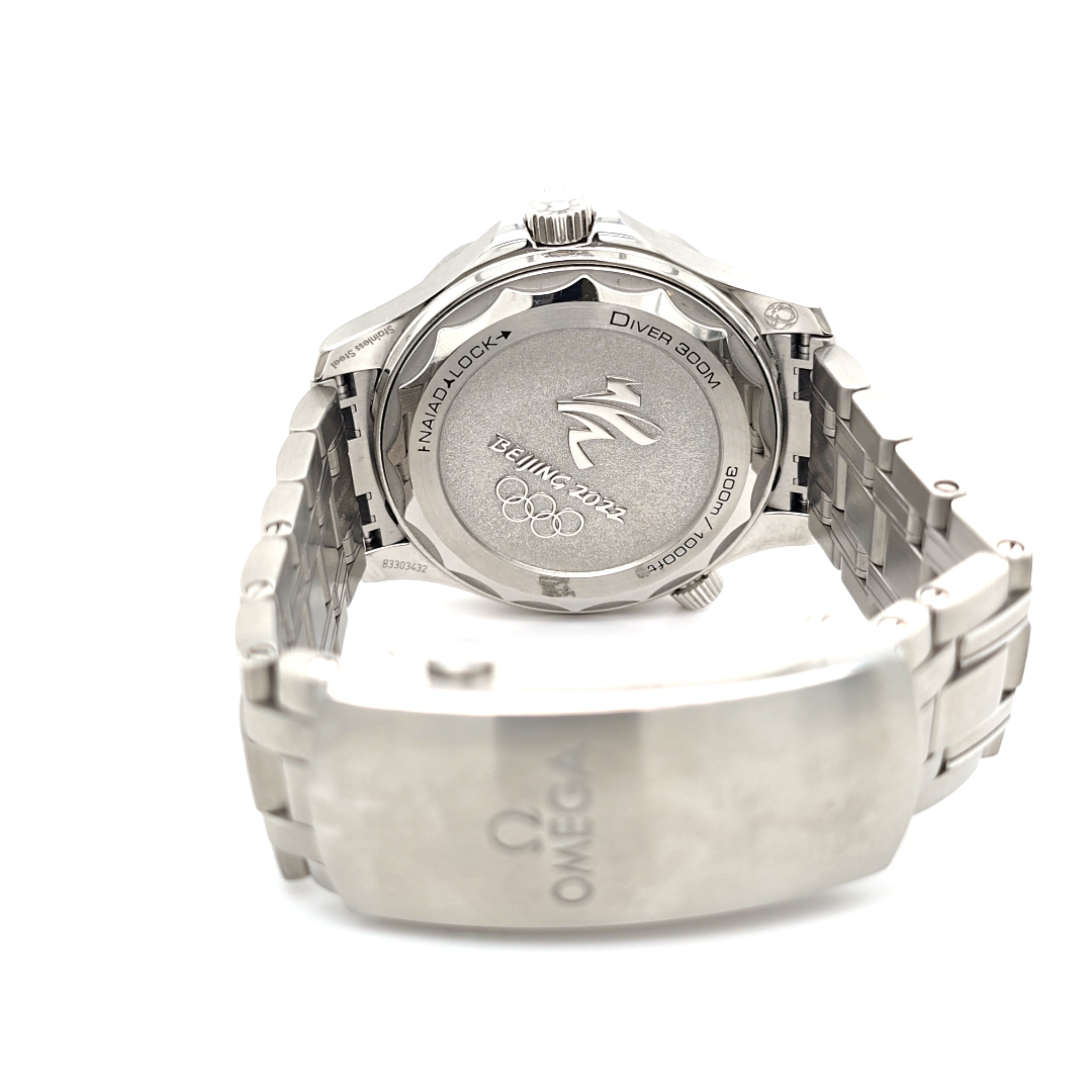 Omega Seamaster Beijing 2022 Full-Set Unisex Stahl 42 mm BJ. 2023