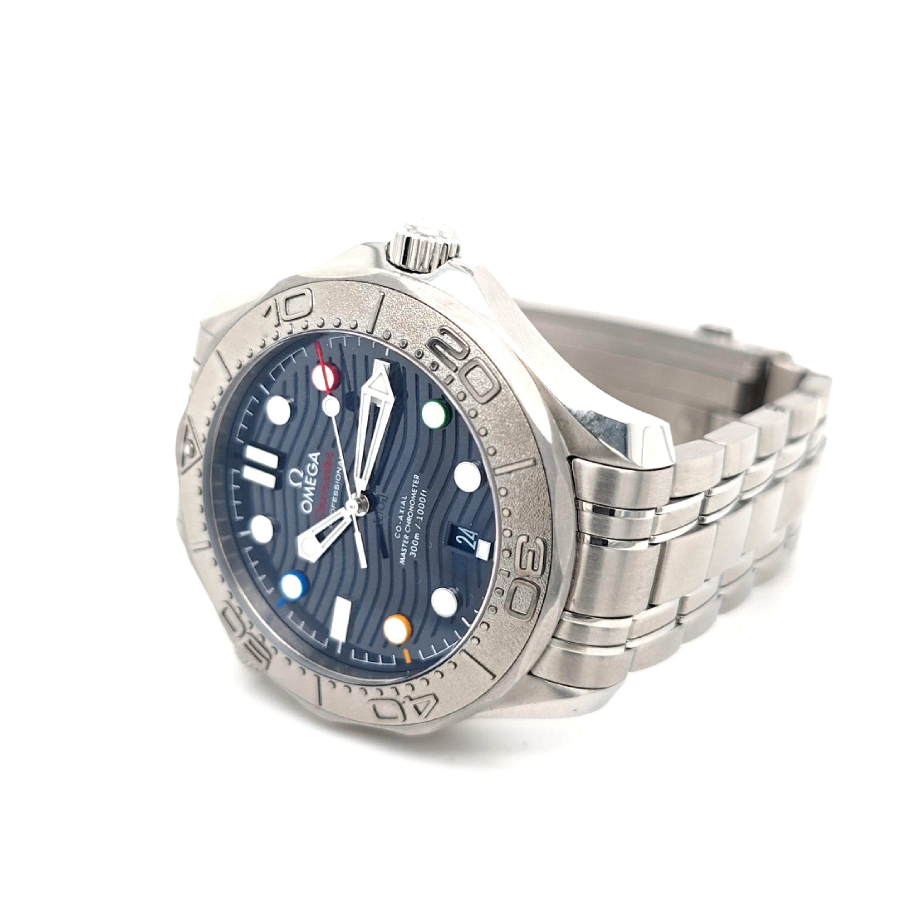 Omega Seamaster Beijing 2022 Full-Set Unisex Stahl 42 mm BJ. 2023
