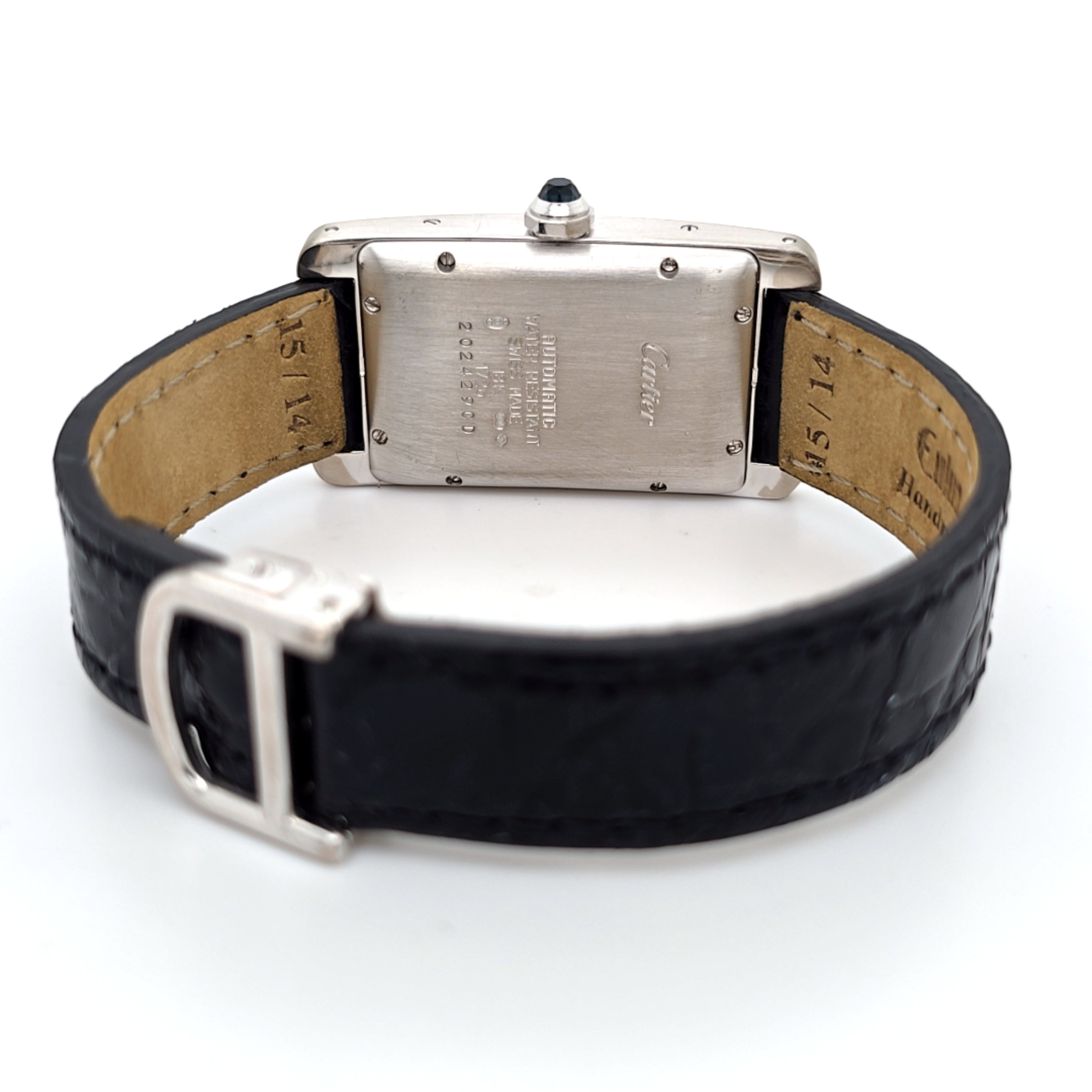 Cartier Tank Americaine Weiß Gold 750 Ref: 1726 Full-Set BJ. 99