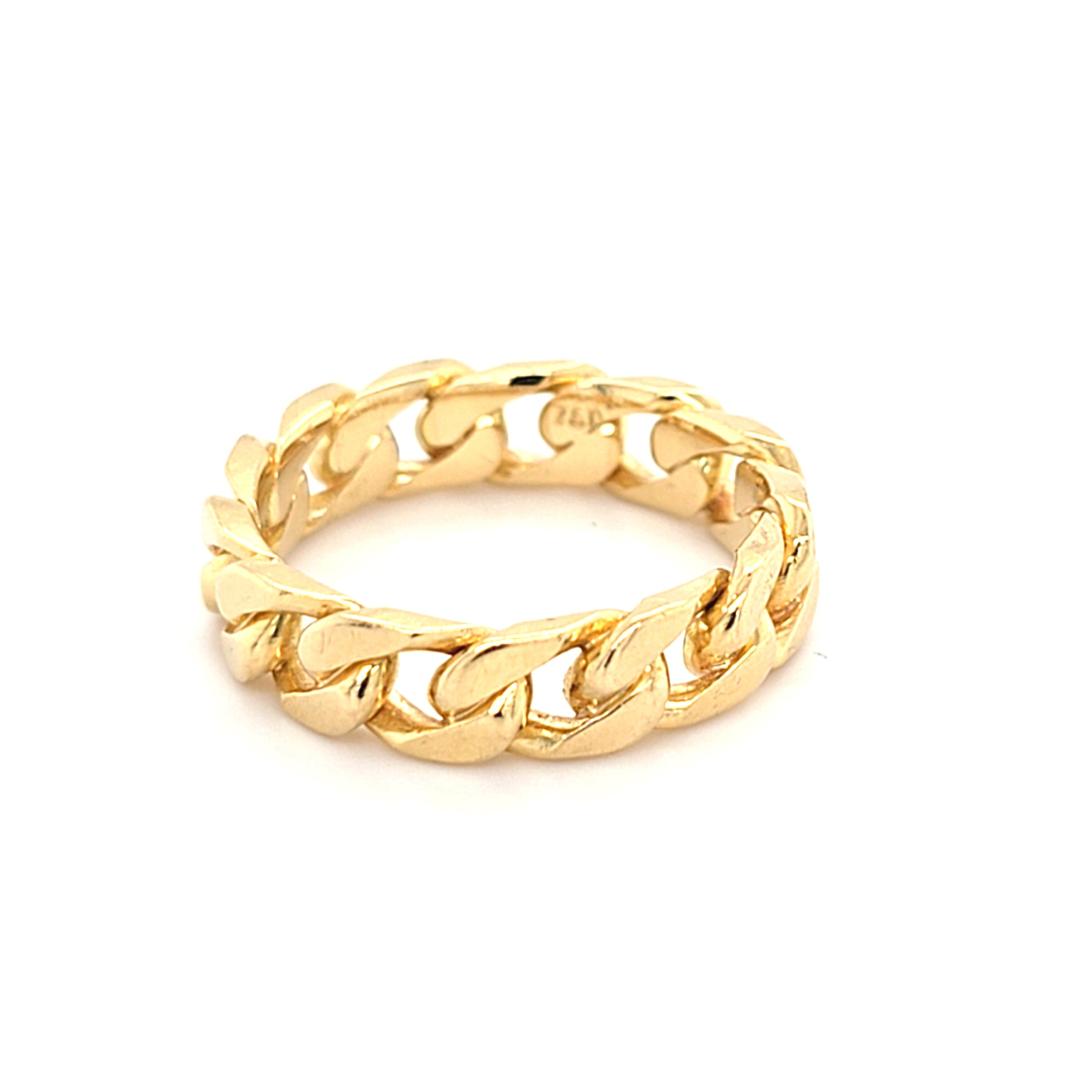 Ring Gold 750 18 kt Unisex