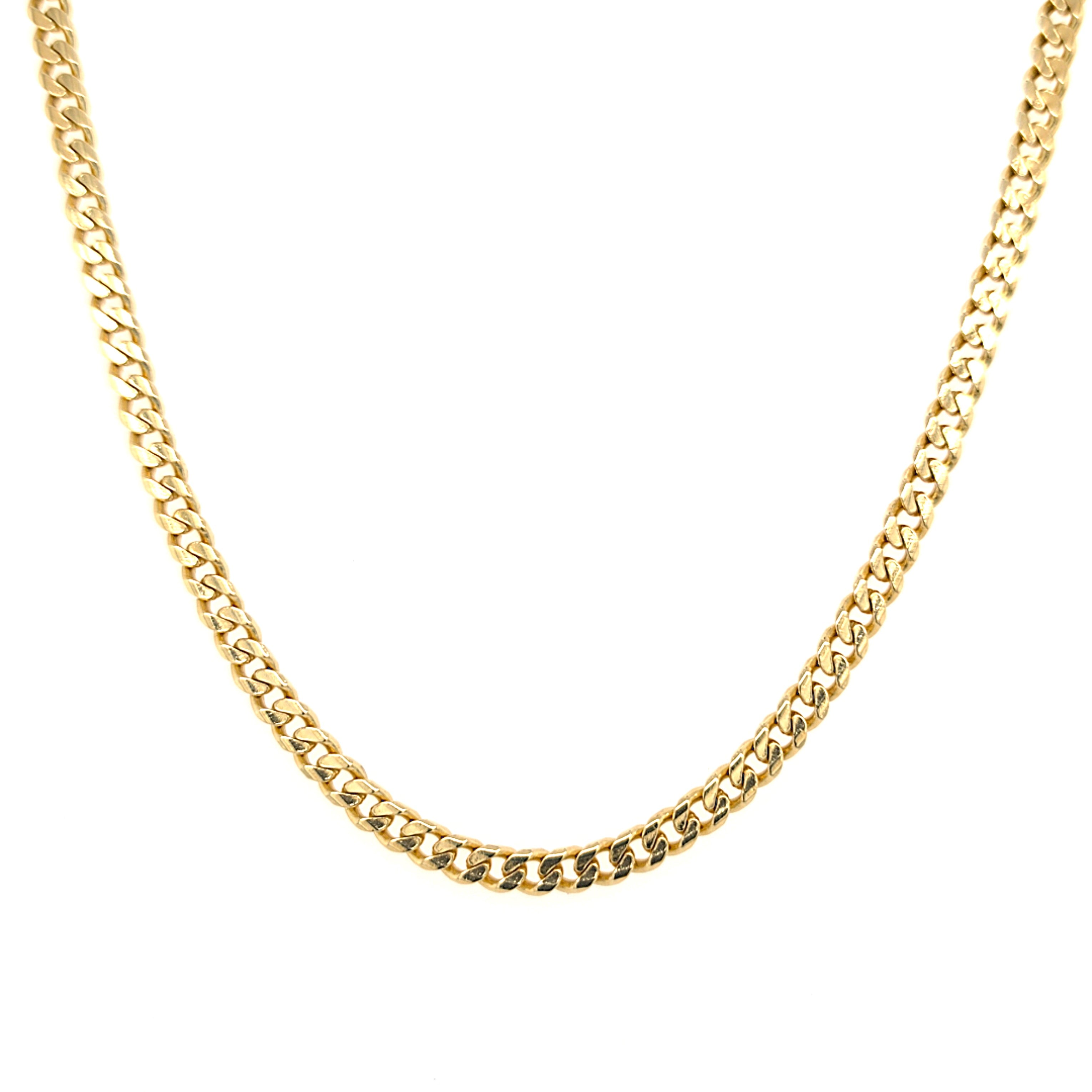 Panzerkette Gelbgold 585 14 kt Massiv Herren Schmuck