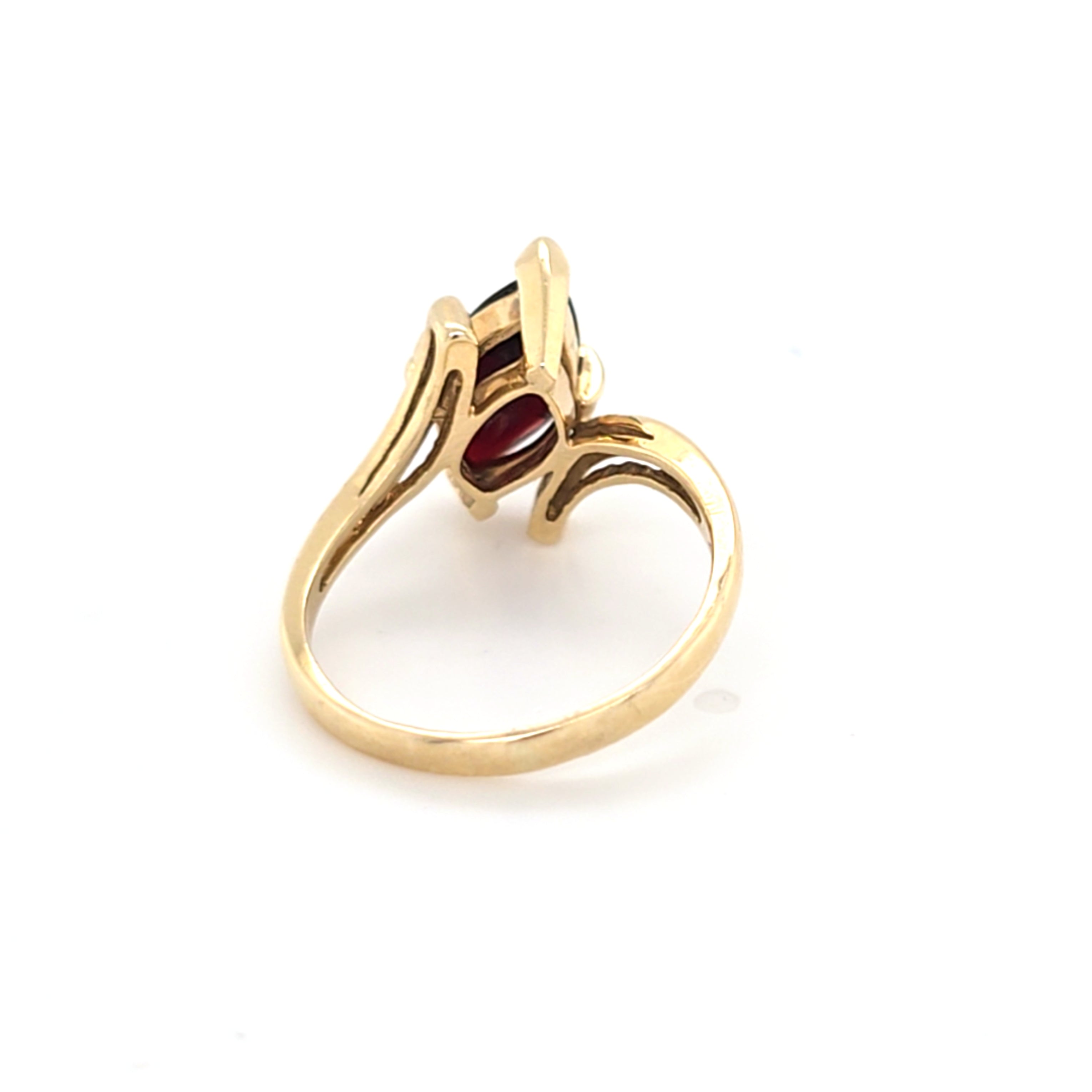 Damen Ring Gelbgold 585 14 kt schwarzer Schmuckstein *54* Schmuck 215745