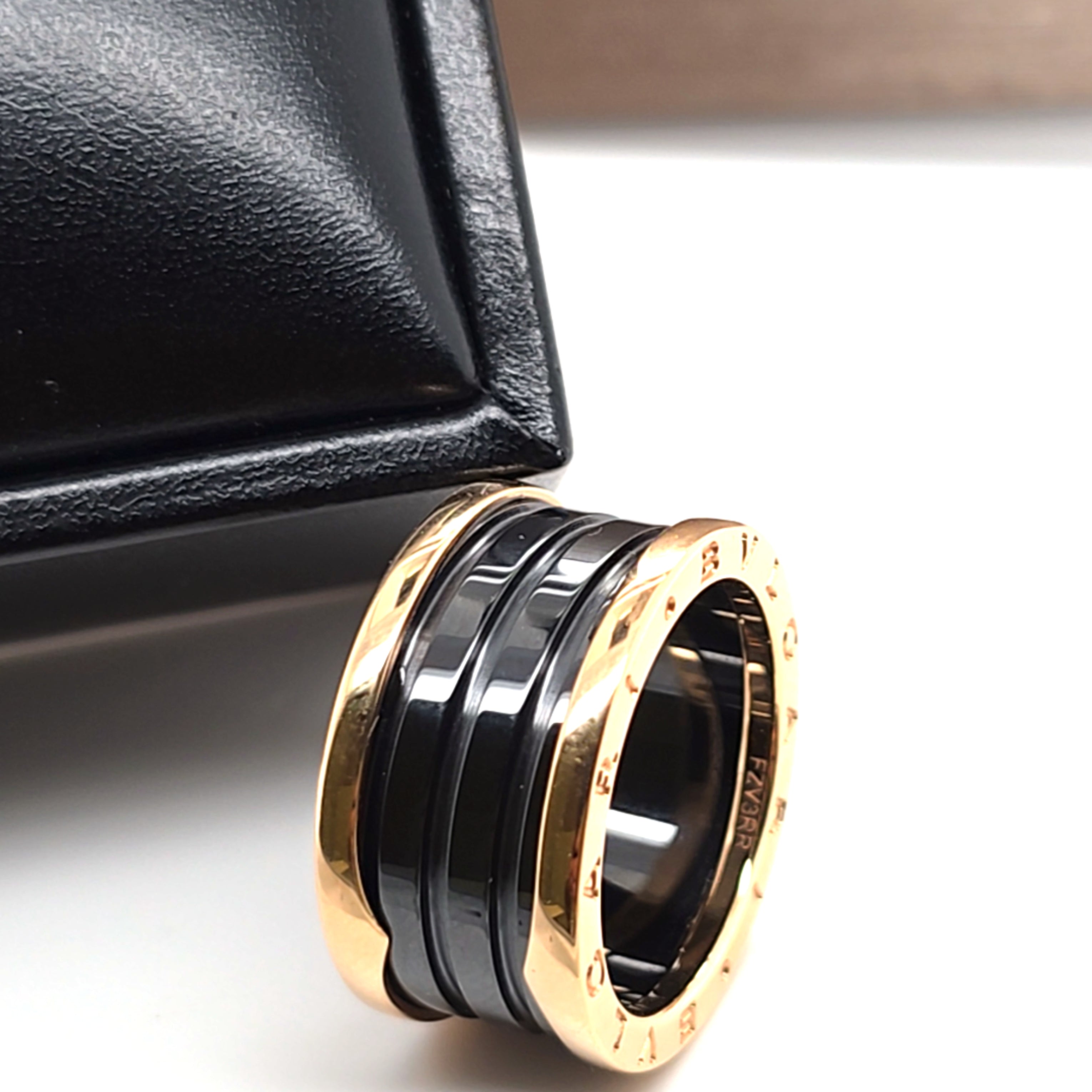 Bvlgari B Zero 4 Band Ring Keramik *58* Zertifikat OVP 219501