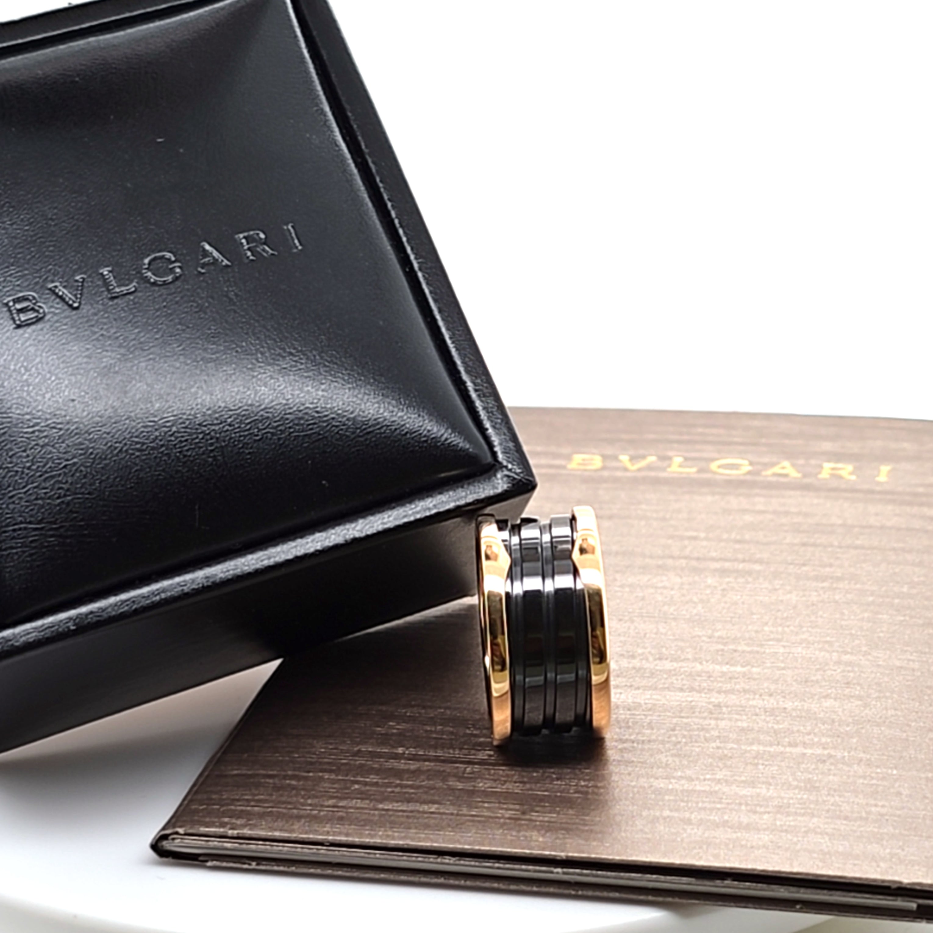 Bvlgari B Zero 4 Band Ring Keramik *58* Zertifikat OVP 219501