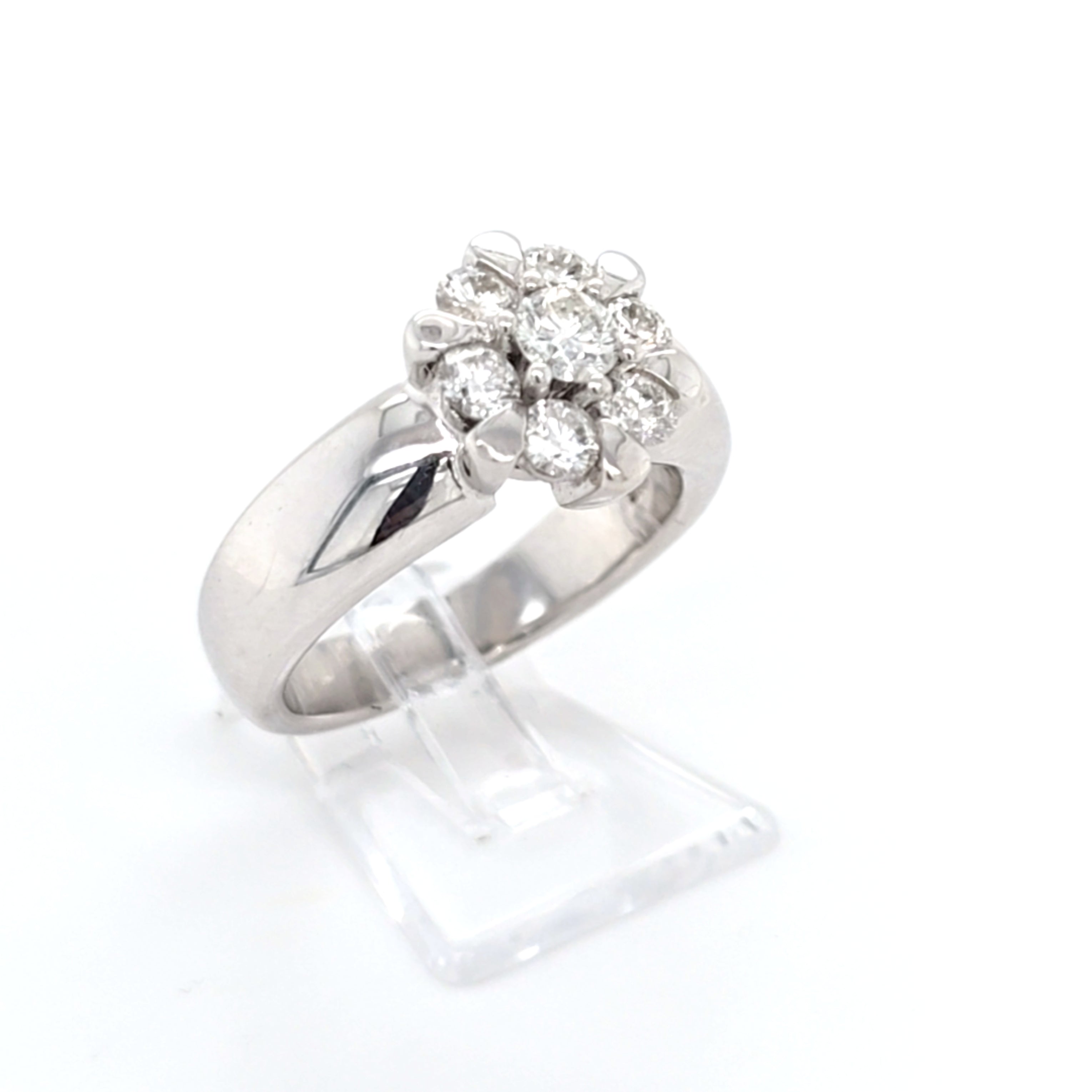 Damen Ring Weißgold 585 14 kt Brillanten ca. 0,90 ct Schmuck 219290