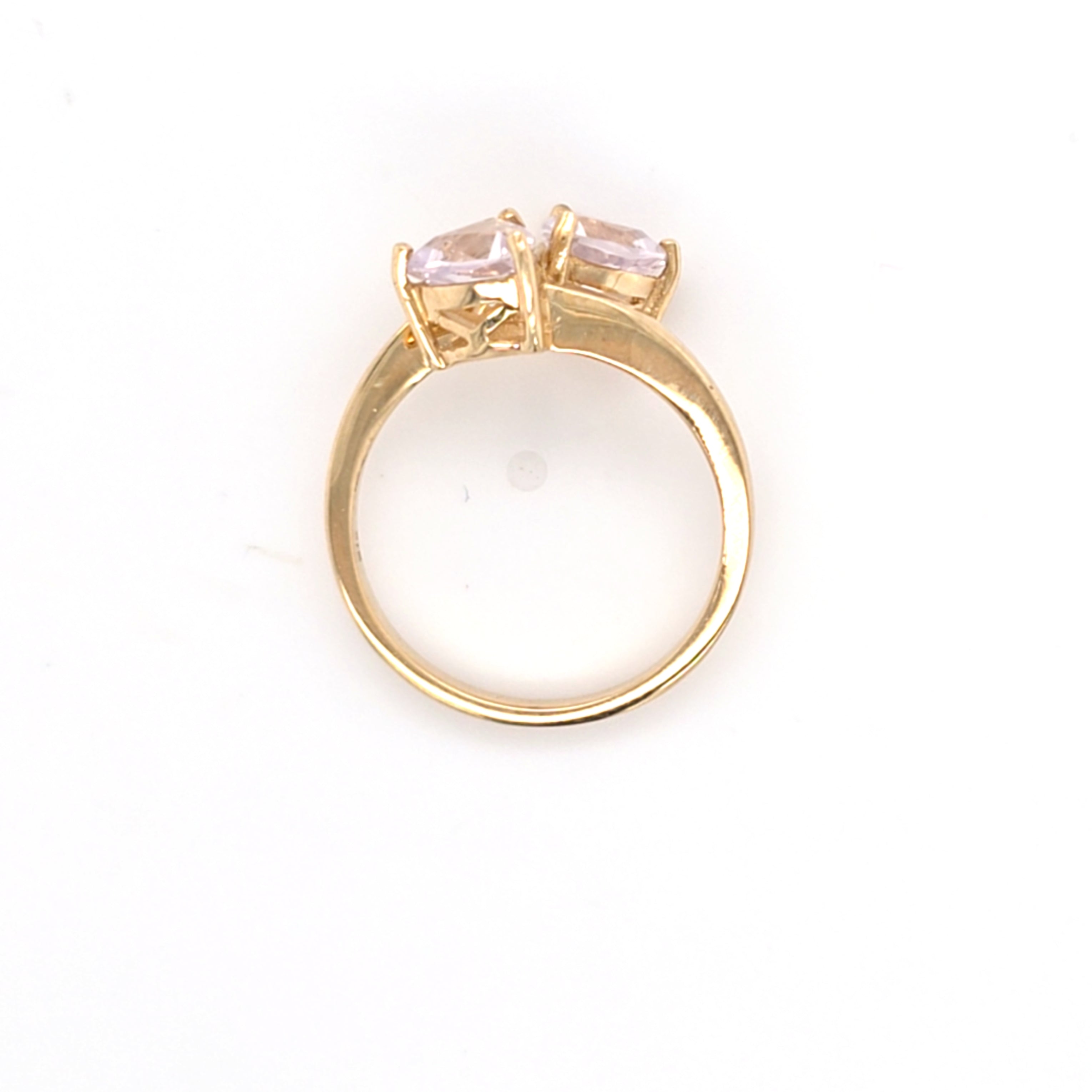 Damenring Gold 375 10 Karat Zirkonia