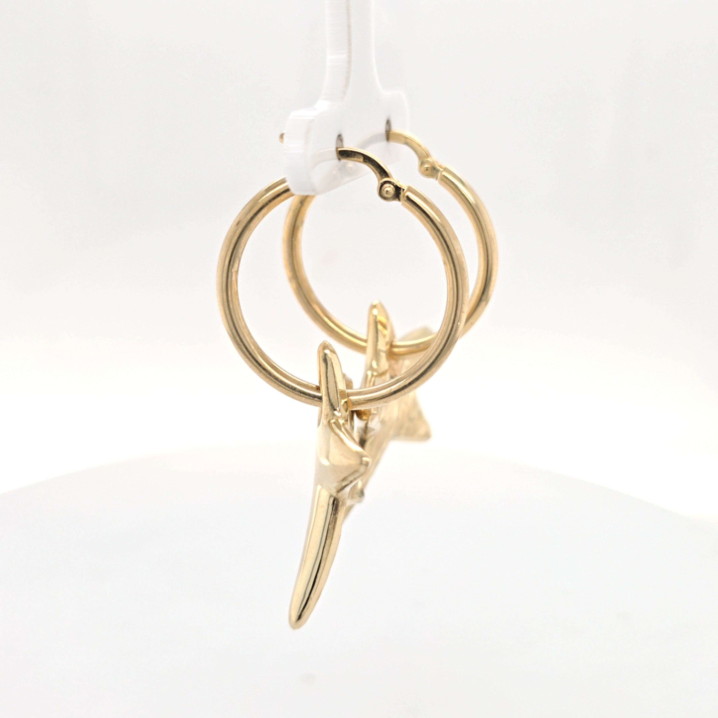 Ohrringe Gelb Gold 585 Stern Damen Schmuck