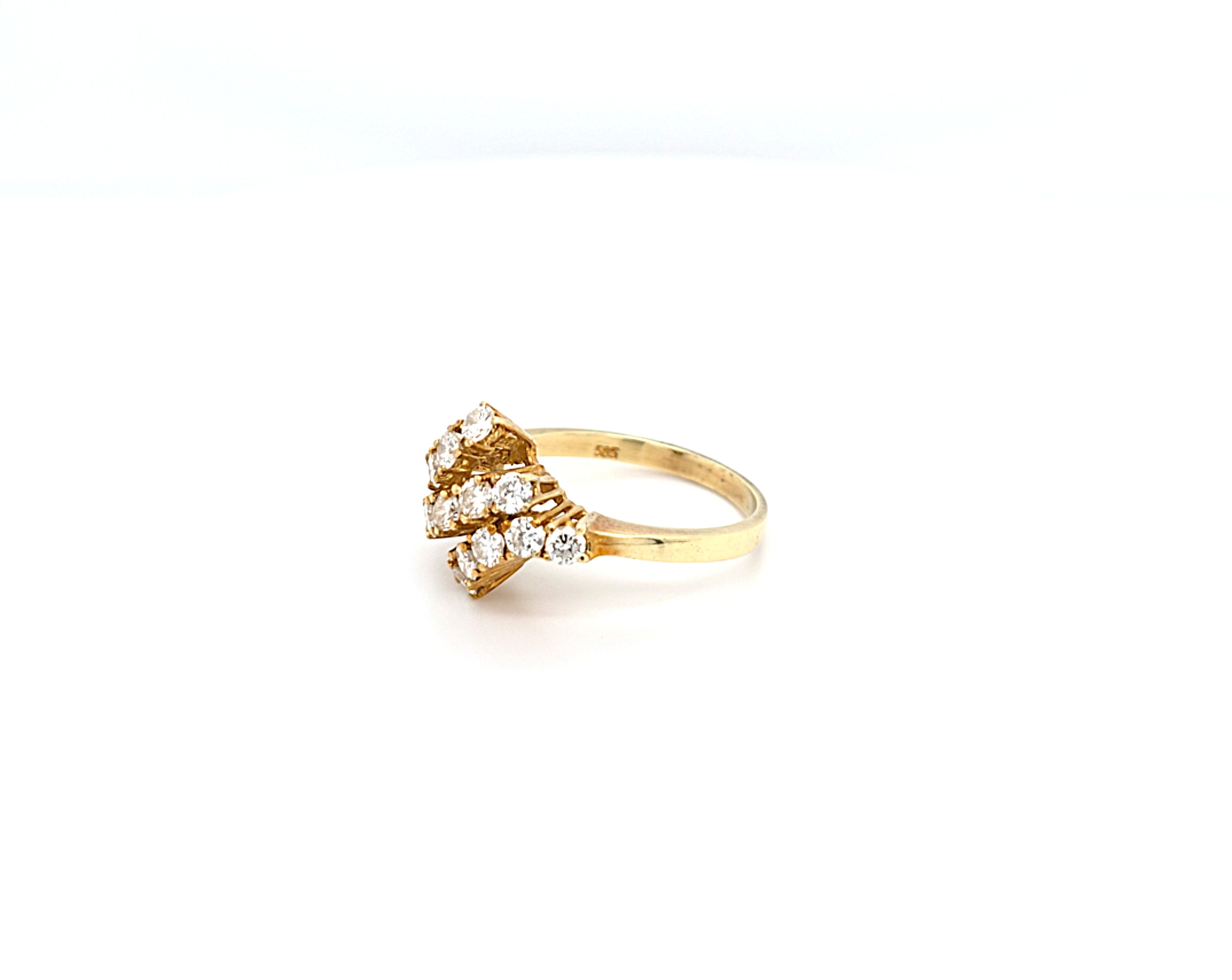Ring Gold 585 14 kt Brillanten Damen
