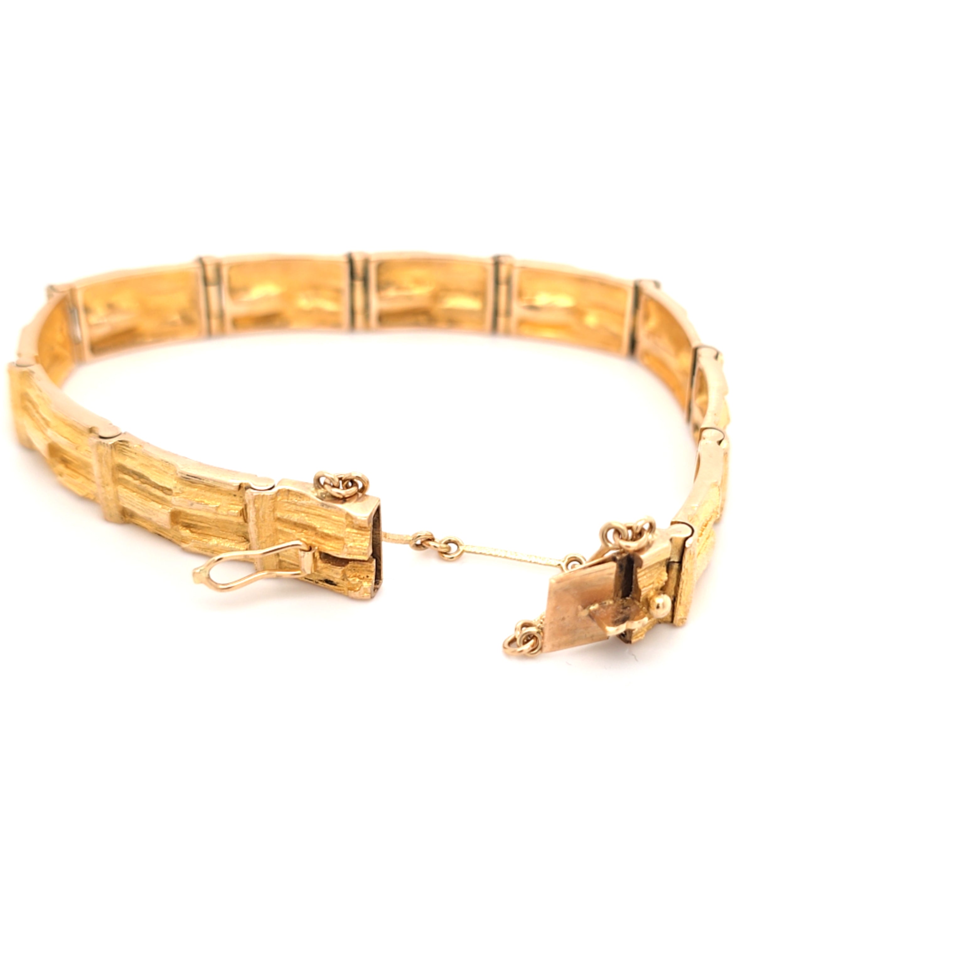 Lapponia Armband Gelbgold 585 14 kt Schmuck L: 18 cm 220312