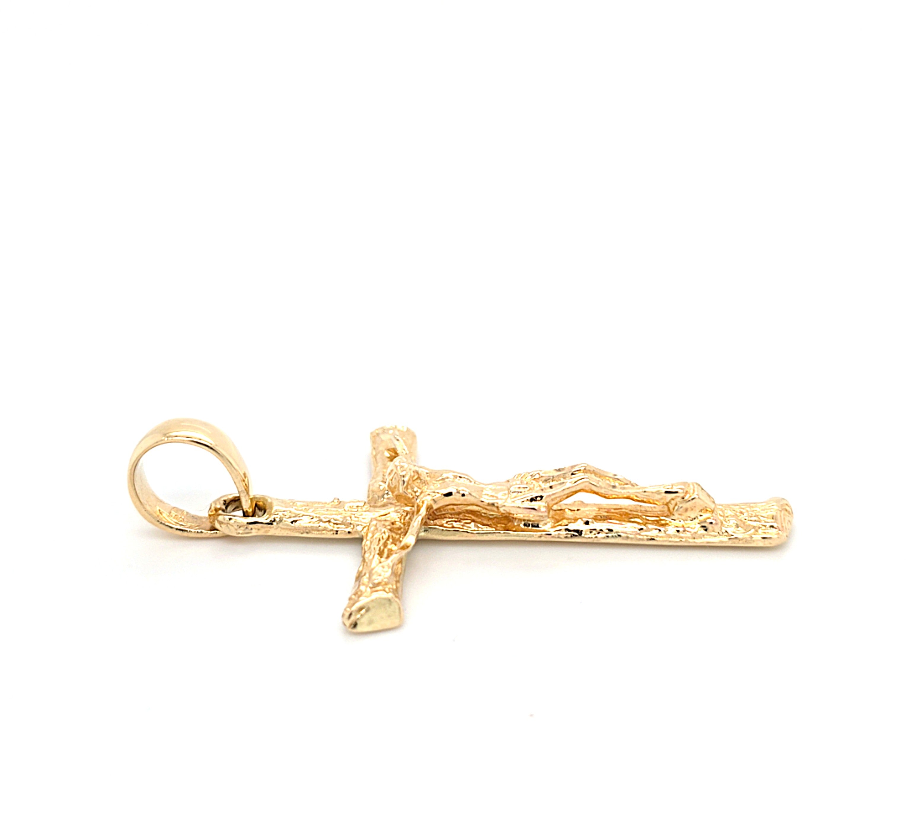 Anhänger Gold 585 14 kt Kreuz Schmuck Unisex