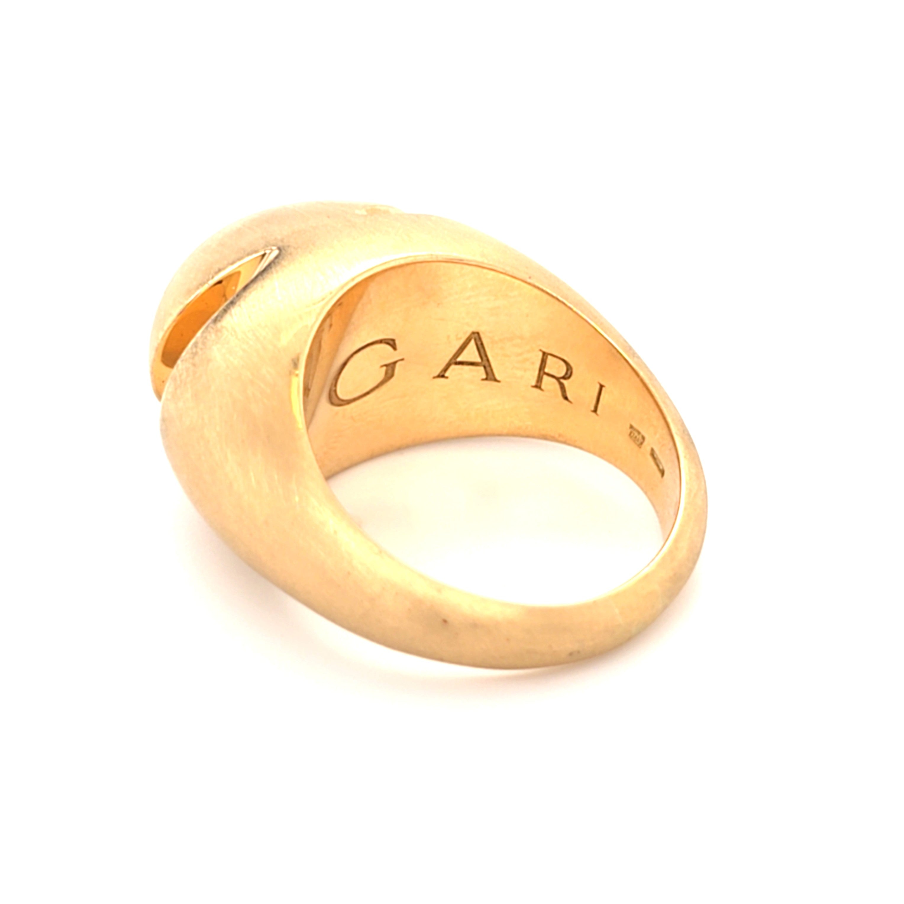 Bvlgari Damen Ring Gelb Gold 750 18 kt * 59* Schmuck 218608