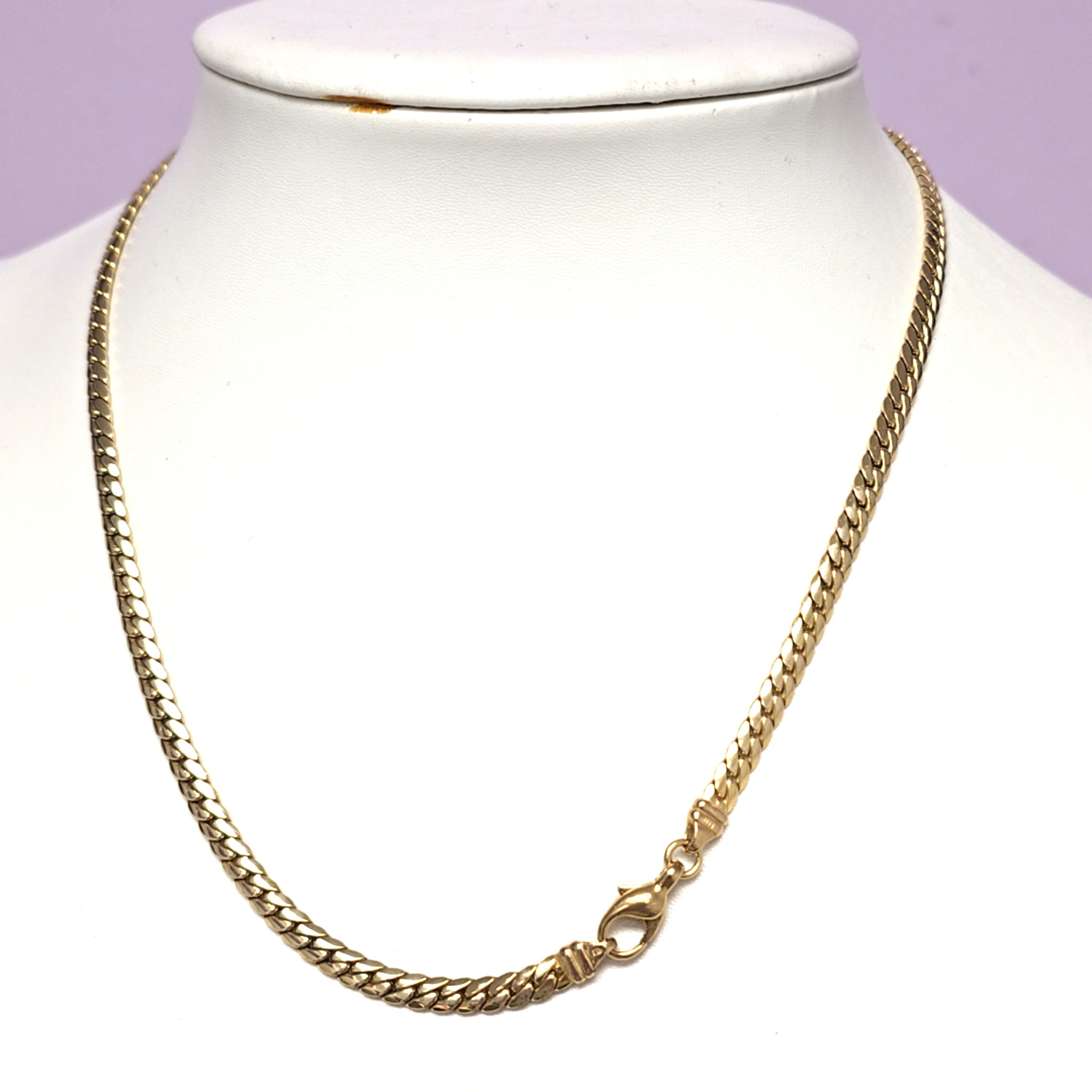 Kette Collier Gelb Gold 585 Damen Schmuck Geschenk