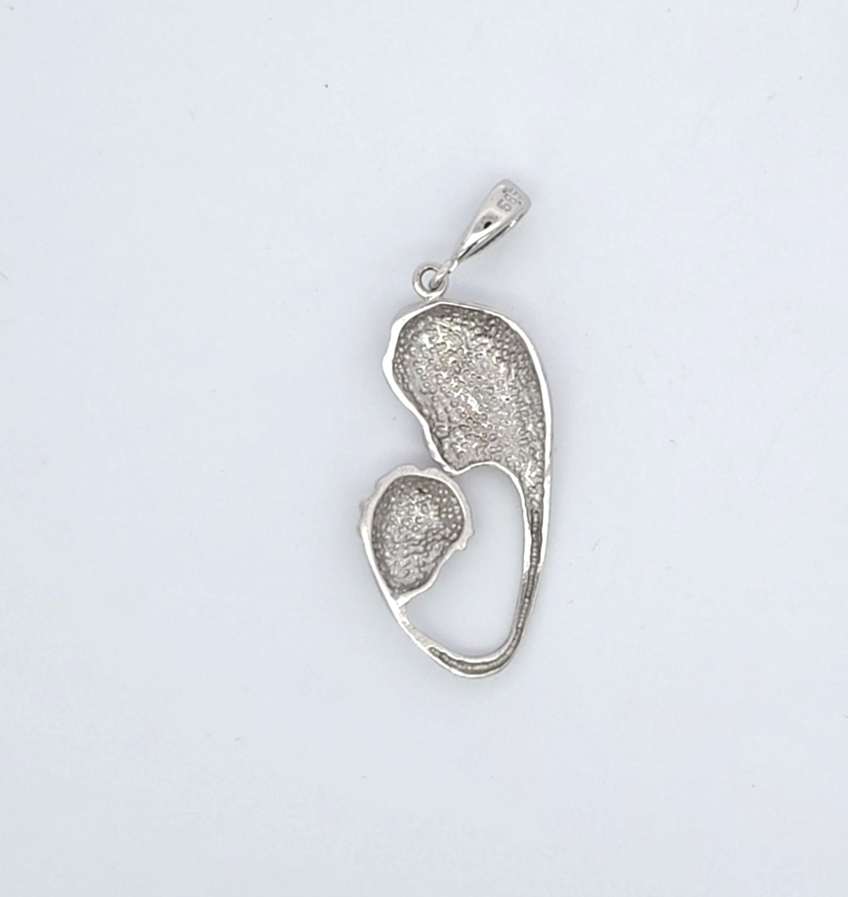 Anhänger Weiß Gold 585 Mutter Kind Schmuck Geschenk