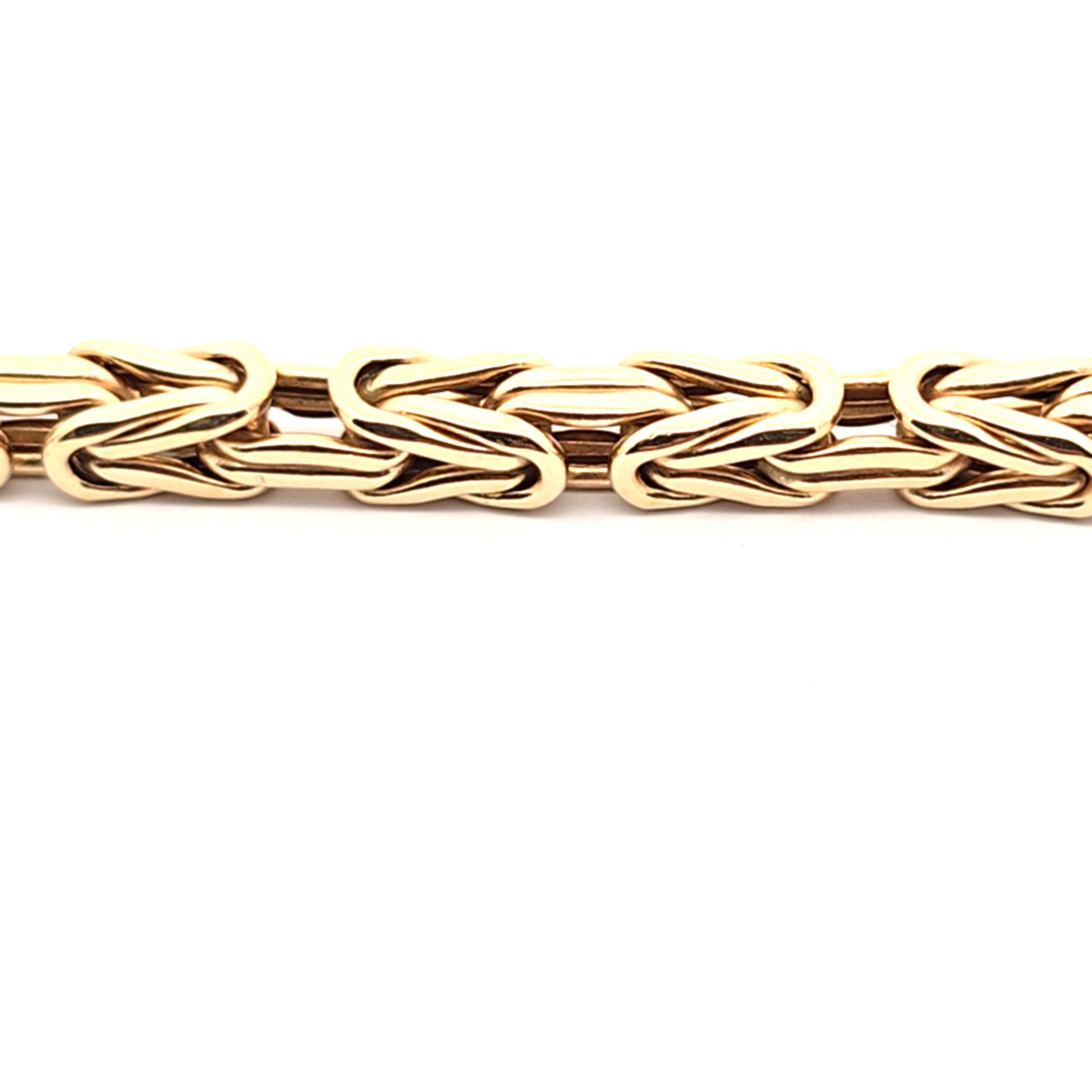 Königskette Gelb Gold 585 14 kt L: 55 cm 4 mm Schmuck 206669