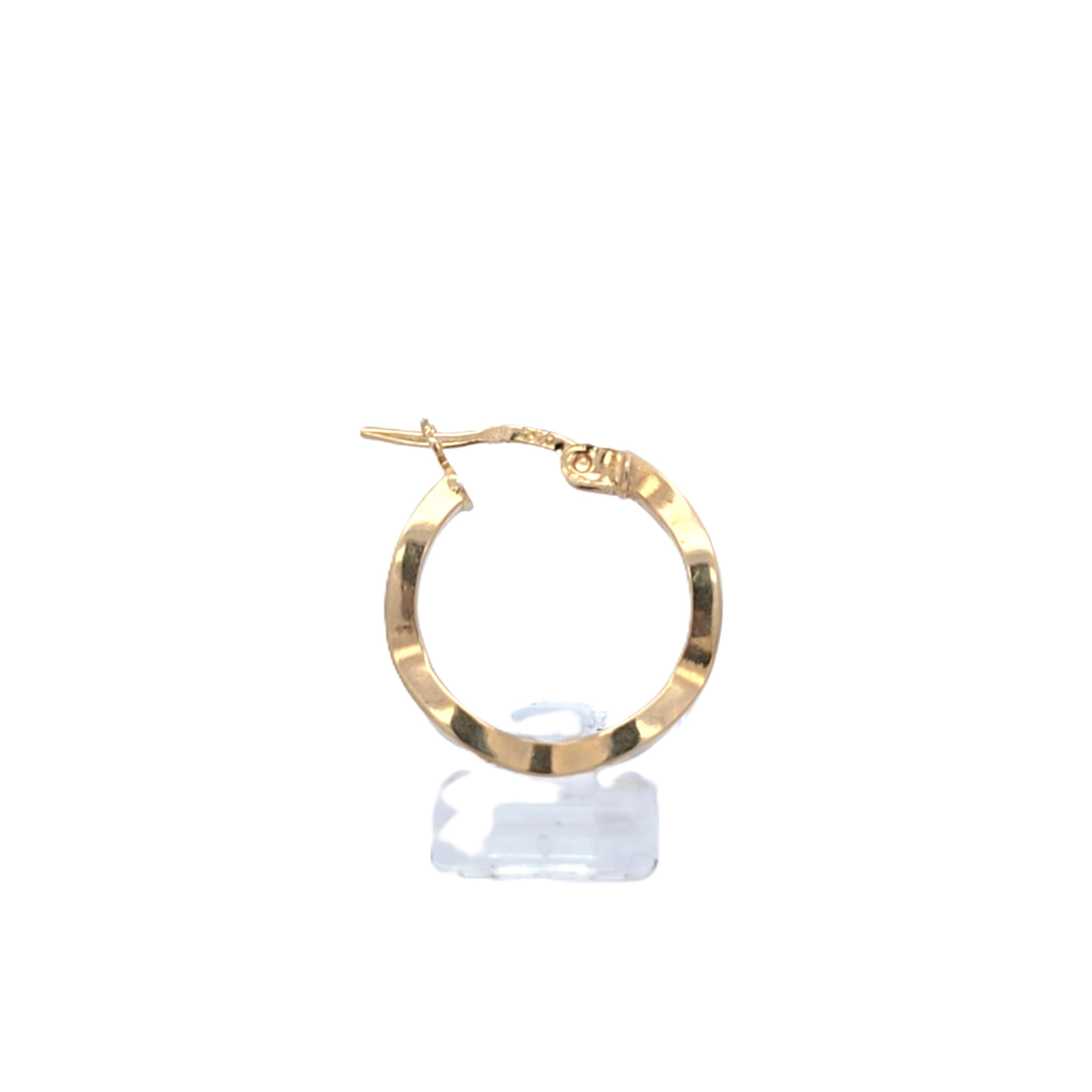 Damen Ohrringe Creolen Gelbgold 585 14kt