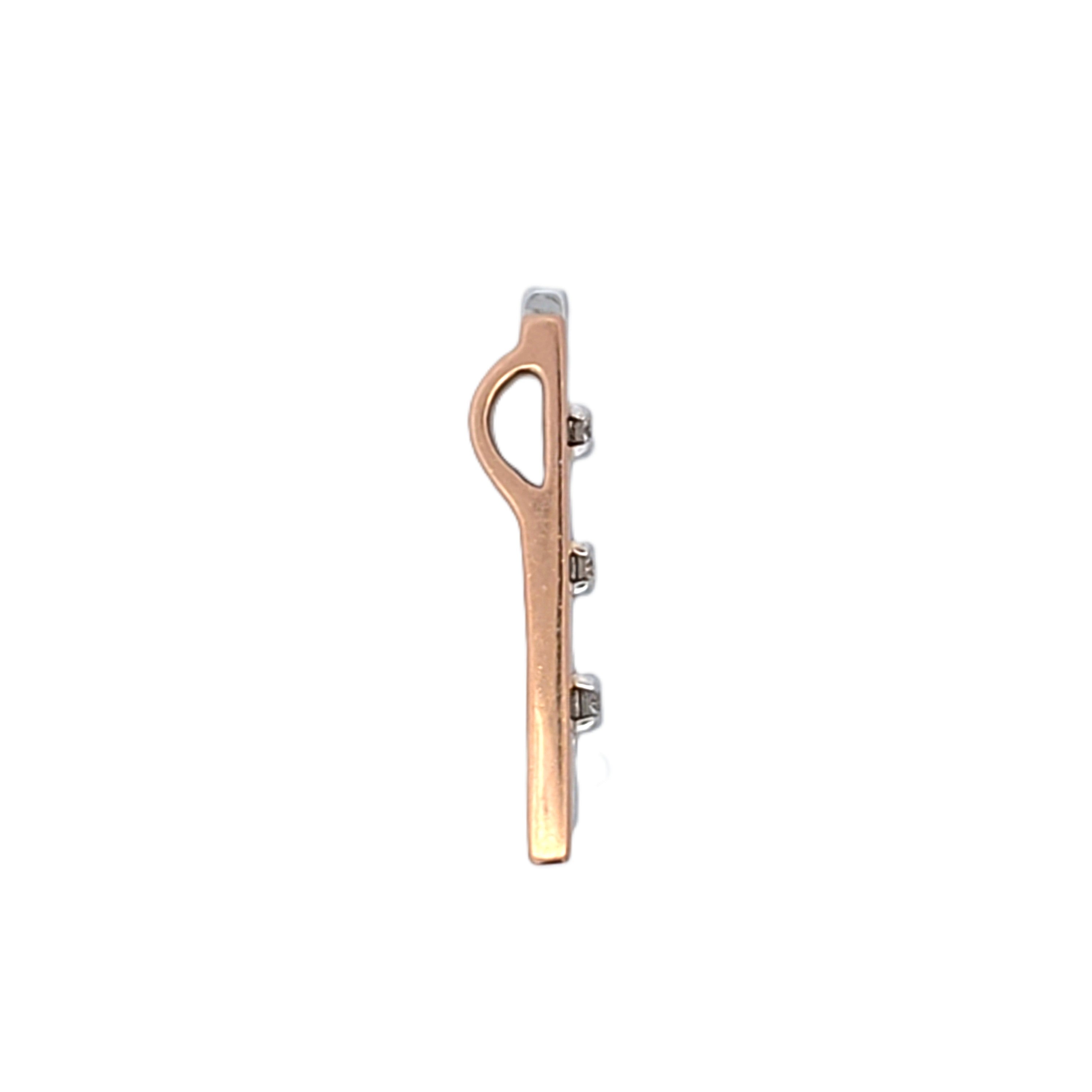 Anhänger Weißgold/ Rosegold 585/14kt 3 Brillanten
