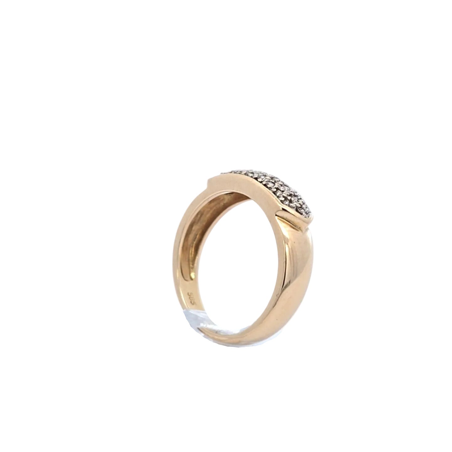 Ring Gelb Weiß Gold 585 Brillanten Schmuck