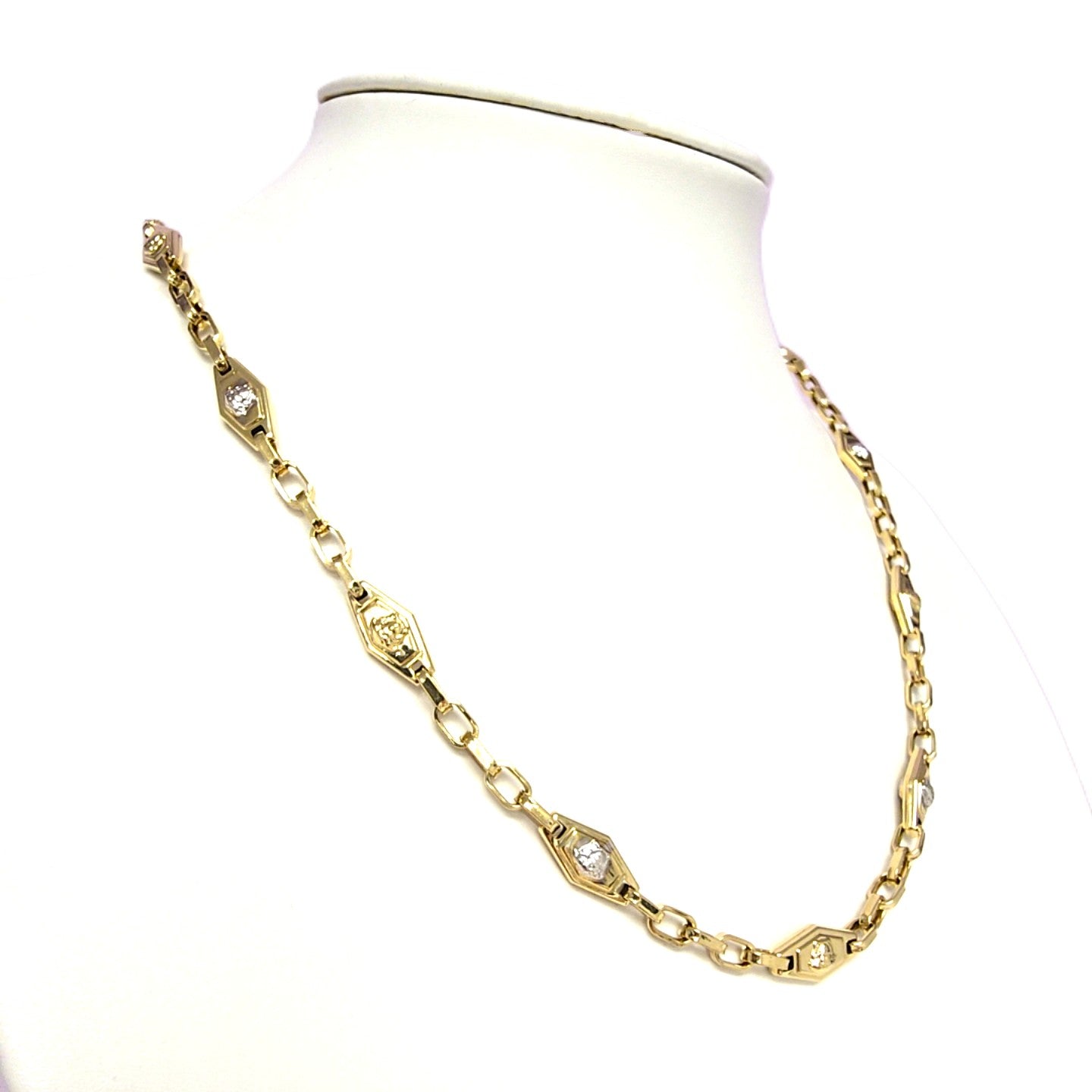 Medusa Kette Gelbgold 585/14kt