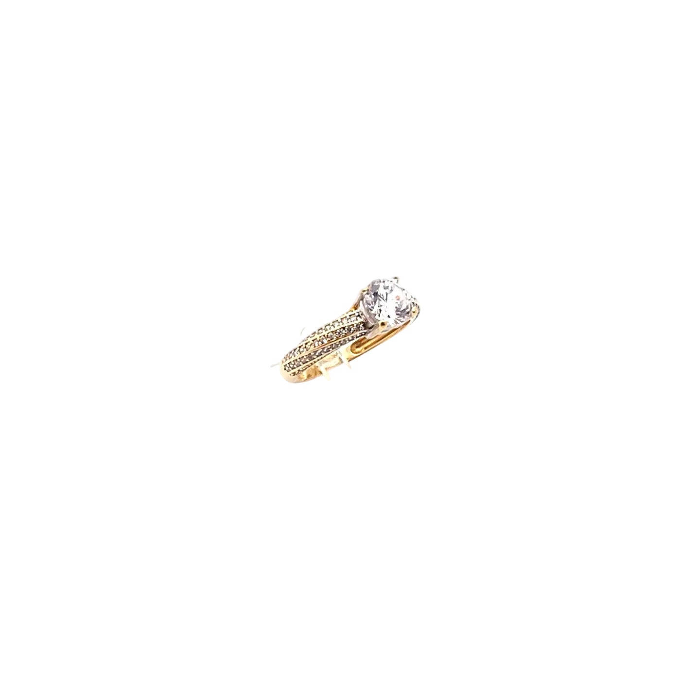 Damen Ring Gelbgold Zirkonia 585/ 14kt 230165